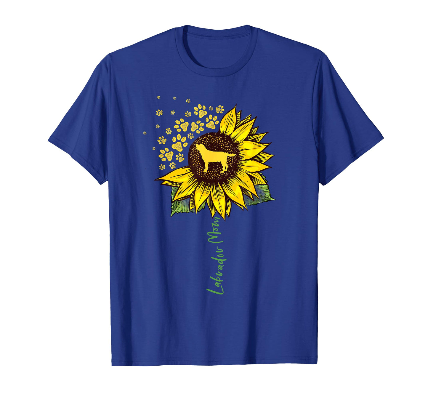 Labrador Mom Sunflower Labrador Retriever Gifts Dog Mom Mama T-Shirt for Men Women Girls Kids