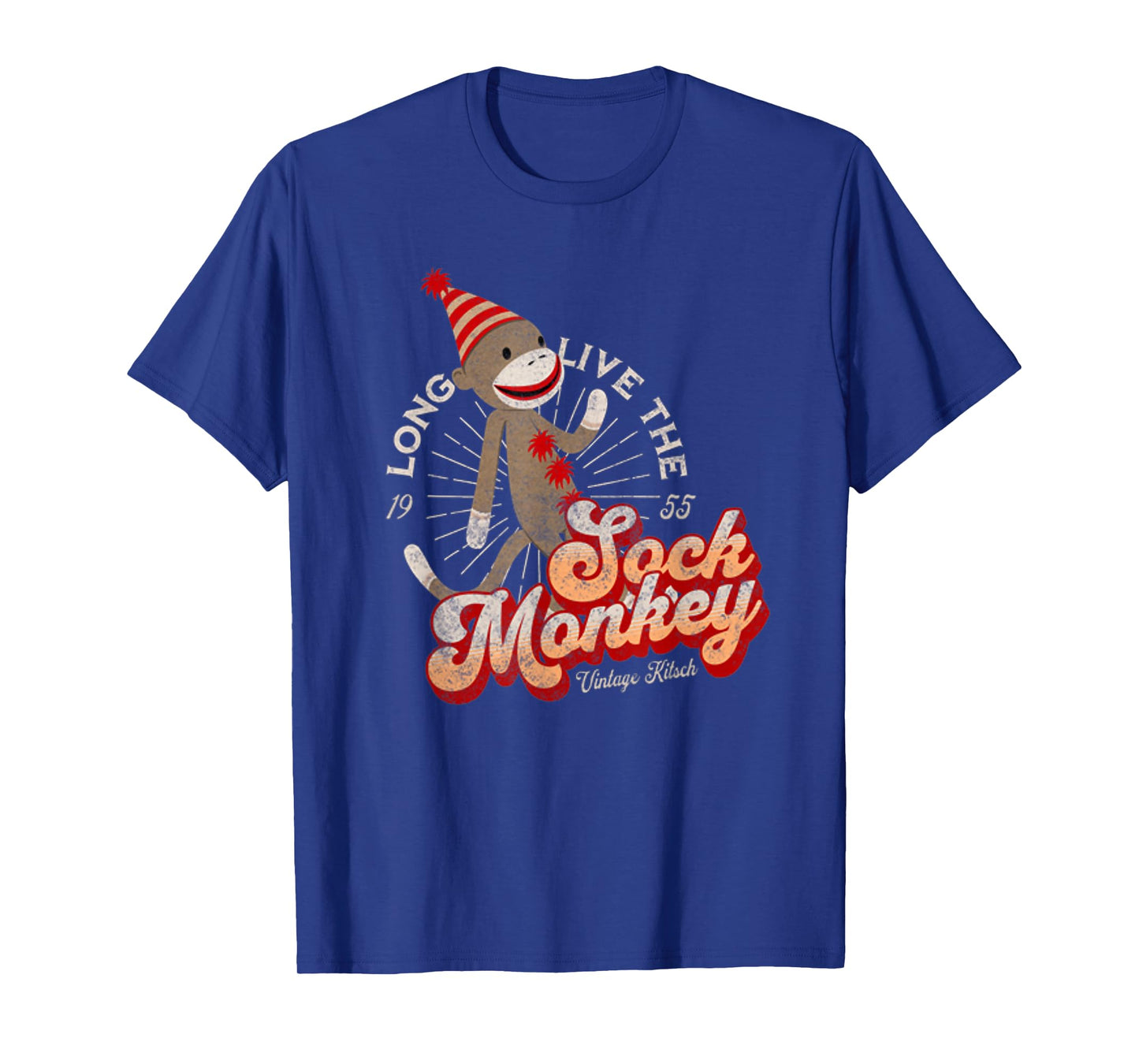 Long Live the Sock Monkey Est 1955 Cute Sock Monkey T-Shirt