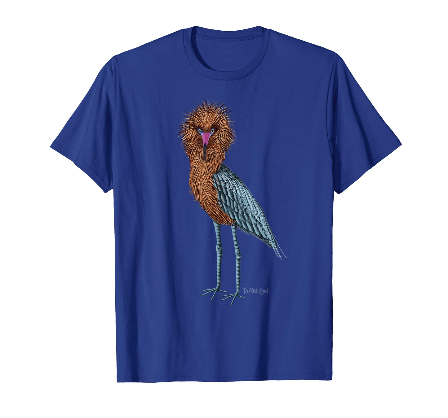 Reddish Egret Heron Art Birder Shirt Wildlife Bird Watching T-Shirt