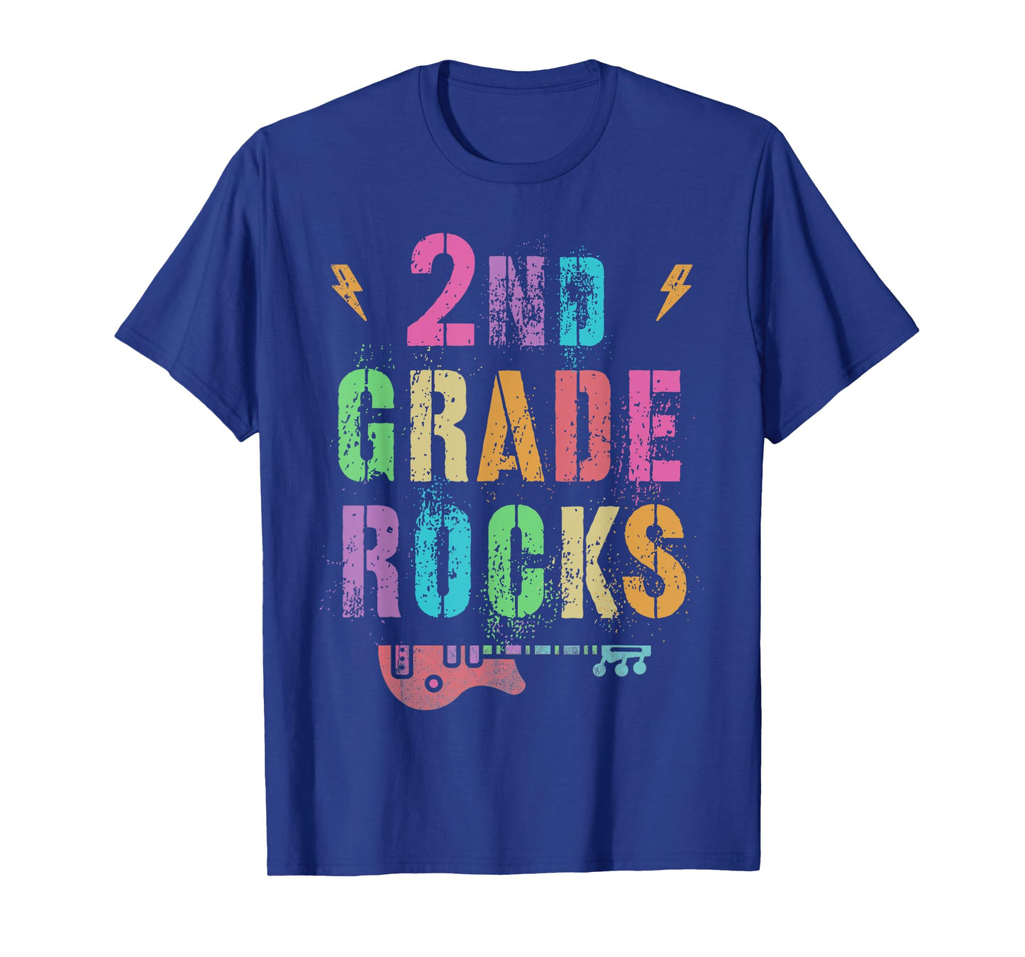 2nd GRADE ROCKS Teacher SECOND Grader Rockstar Team Vintage T-Shirt