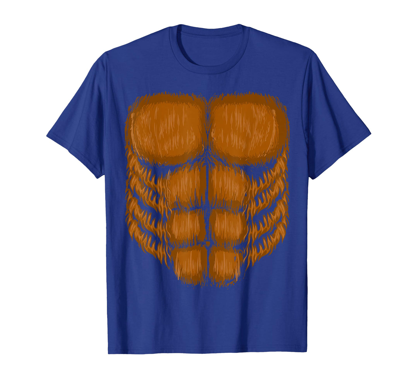 Halloween Bigfoot Chest Costume Shirt Sasquatch Gifts Men T-Shirt