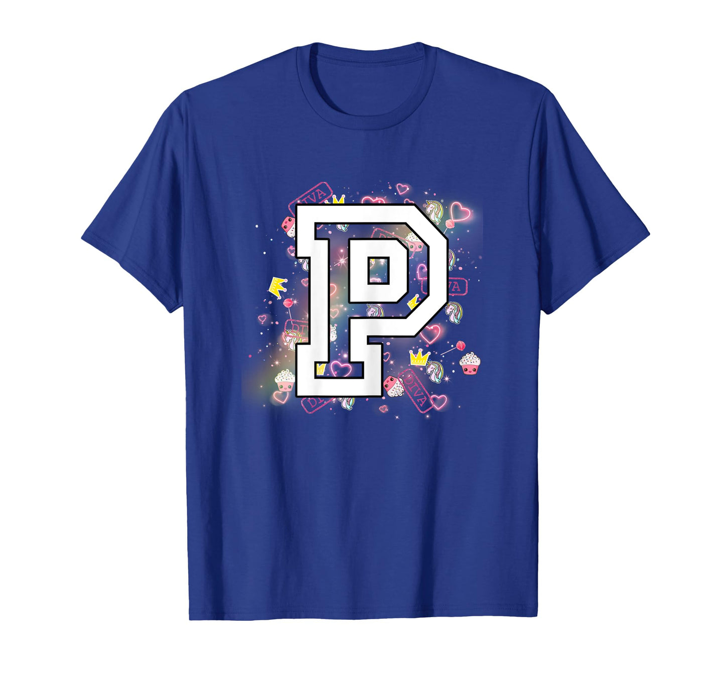 Kids Letter P Clothing For a Girl Who's Name Starts With P T-Shirt