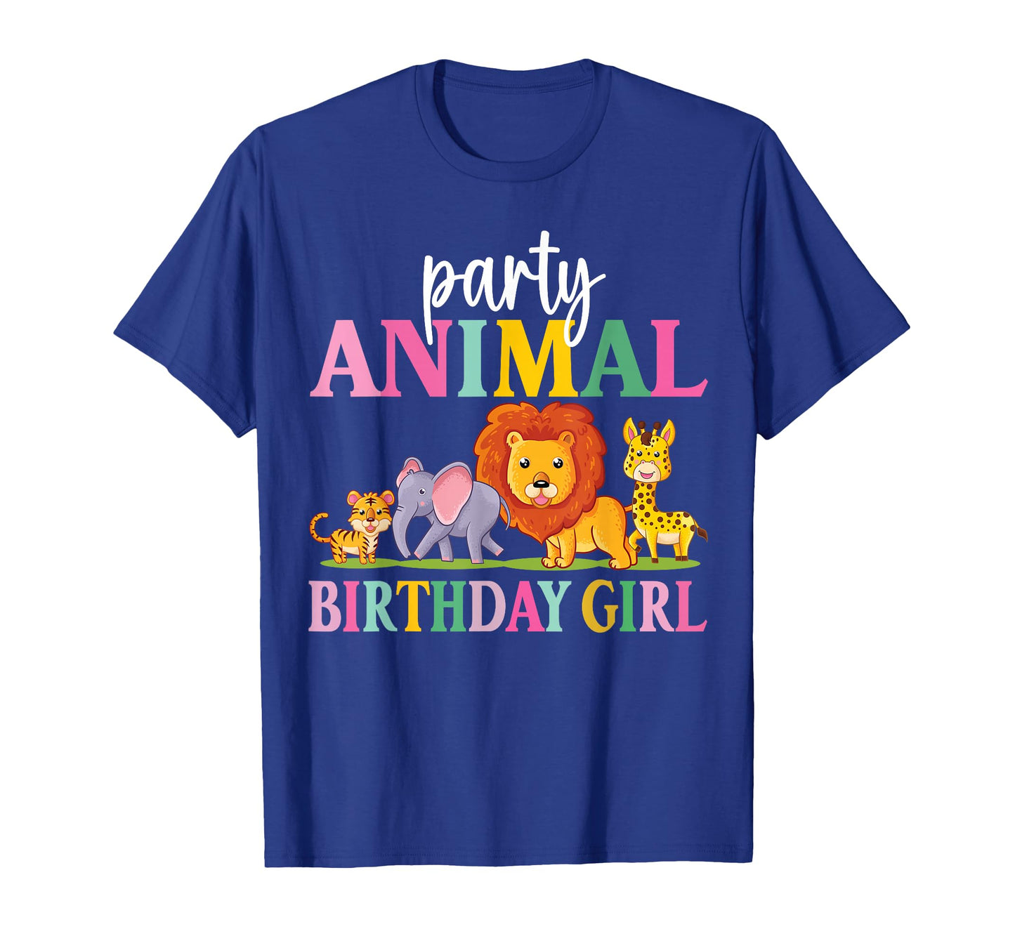 Wild Birthday Girl Zoo Party Funny Safari Birthday Party T-Shirt