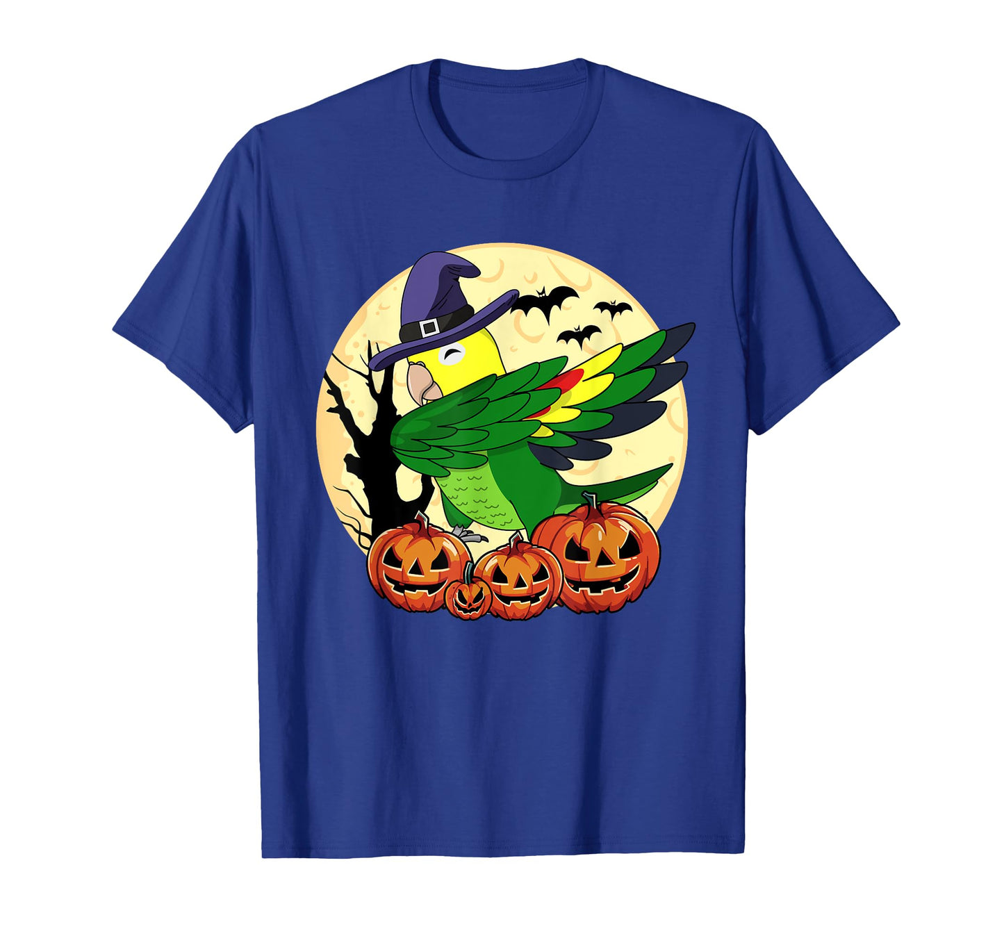Dabbing Halloween Parrot I Double Yellow-headed Amazon T-Shirt