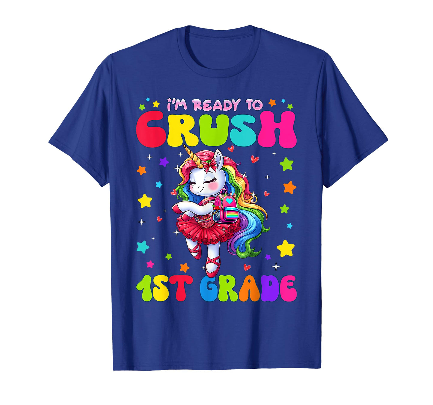 Im Ready To Crush First Grade Girls Ready To Crush 1st Grade T-Shirt