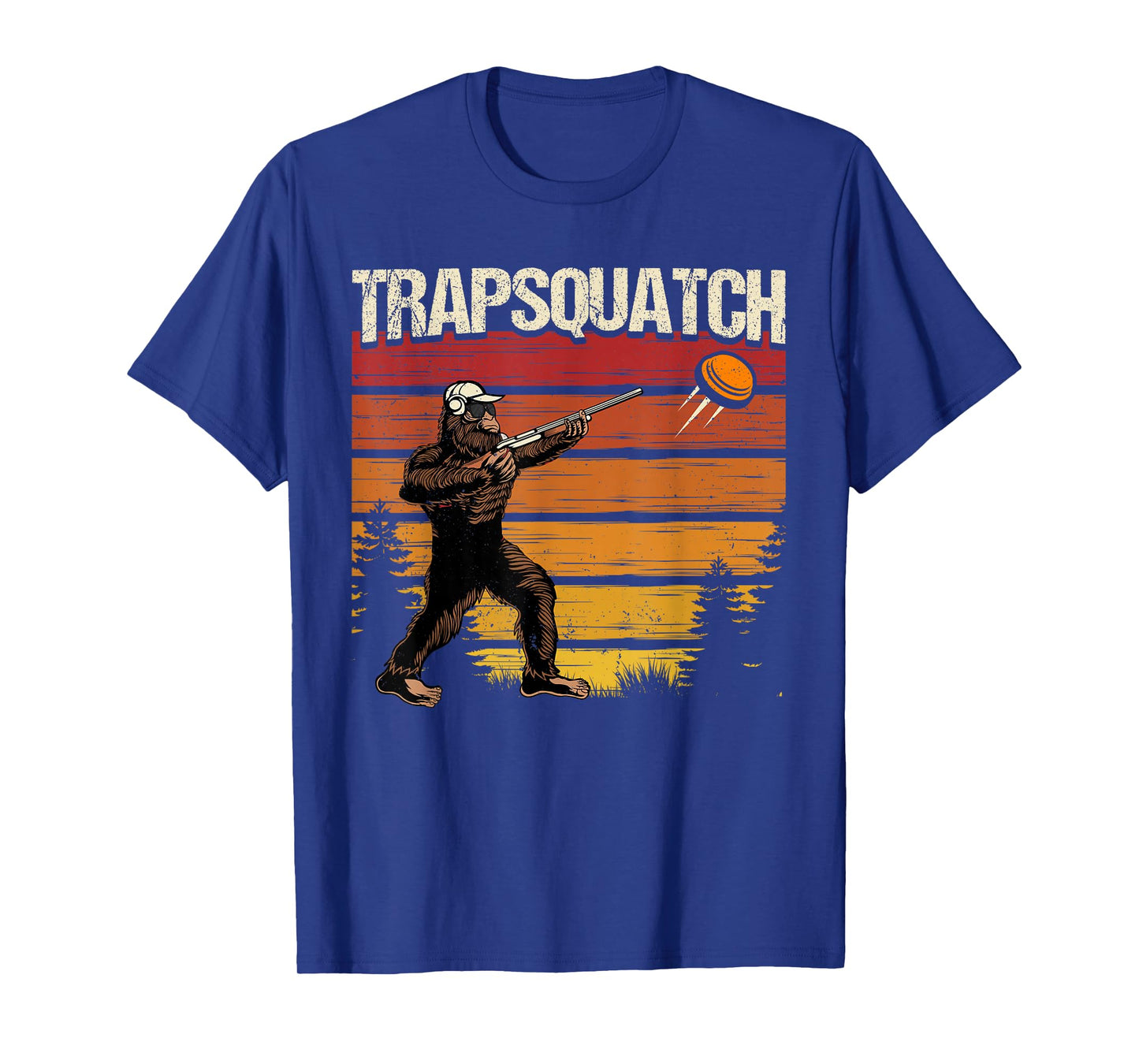 Funny Trap Clay Shooting Bigfoot Trapsquatch Men T-Shirt