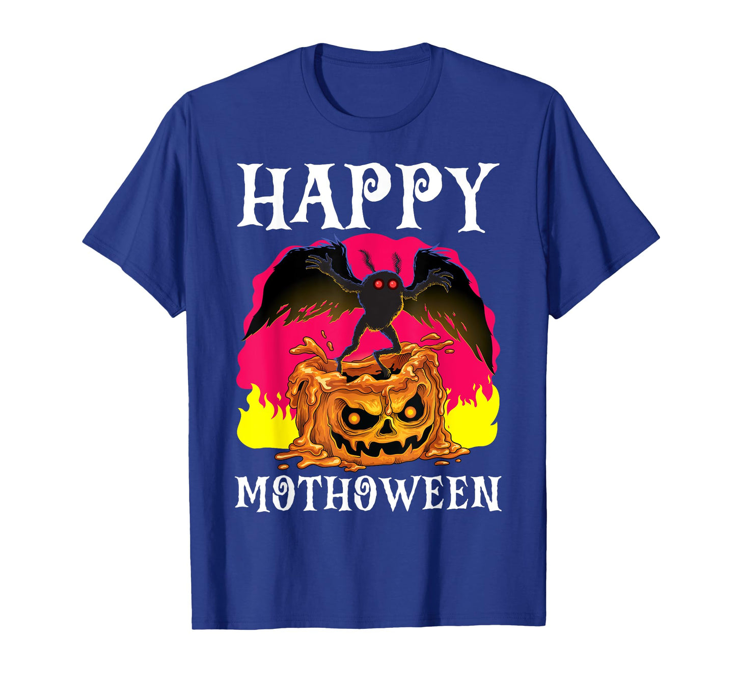 Happy Mothoween Halloween Mothman Folklore Creepy Cryptid T-Shirt