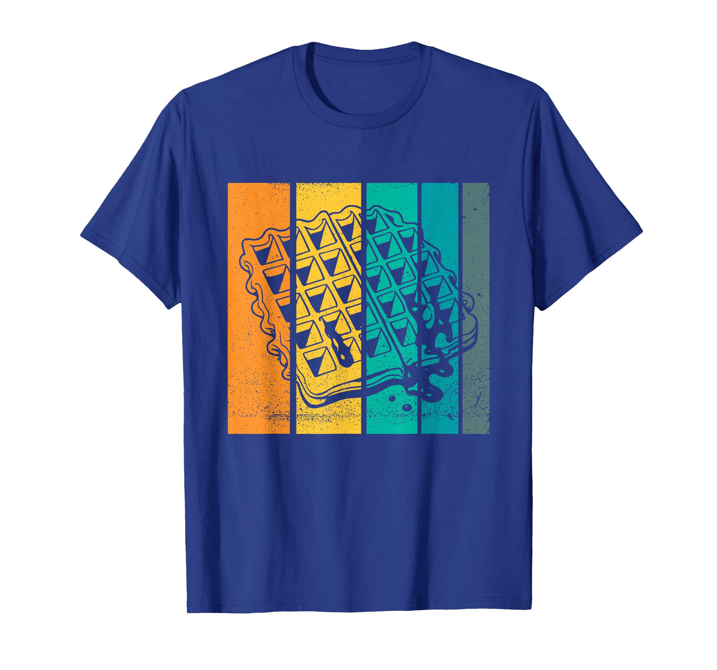 Waffle Design Artsy Vintage Waffle Lover T-Shirt