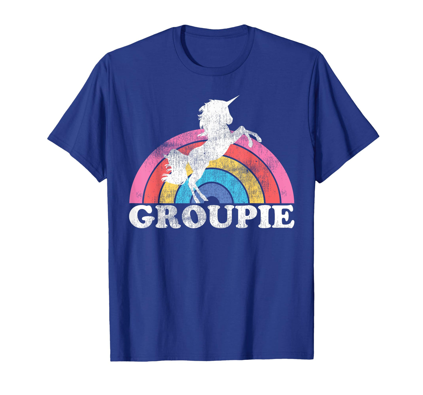 Funny Rainbow Unicorn Concert Rock N Roll Lover Groupie Gift T-Shirt