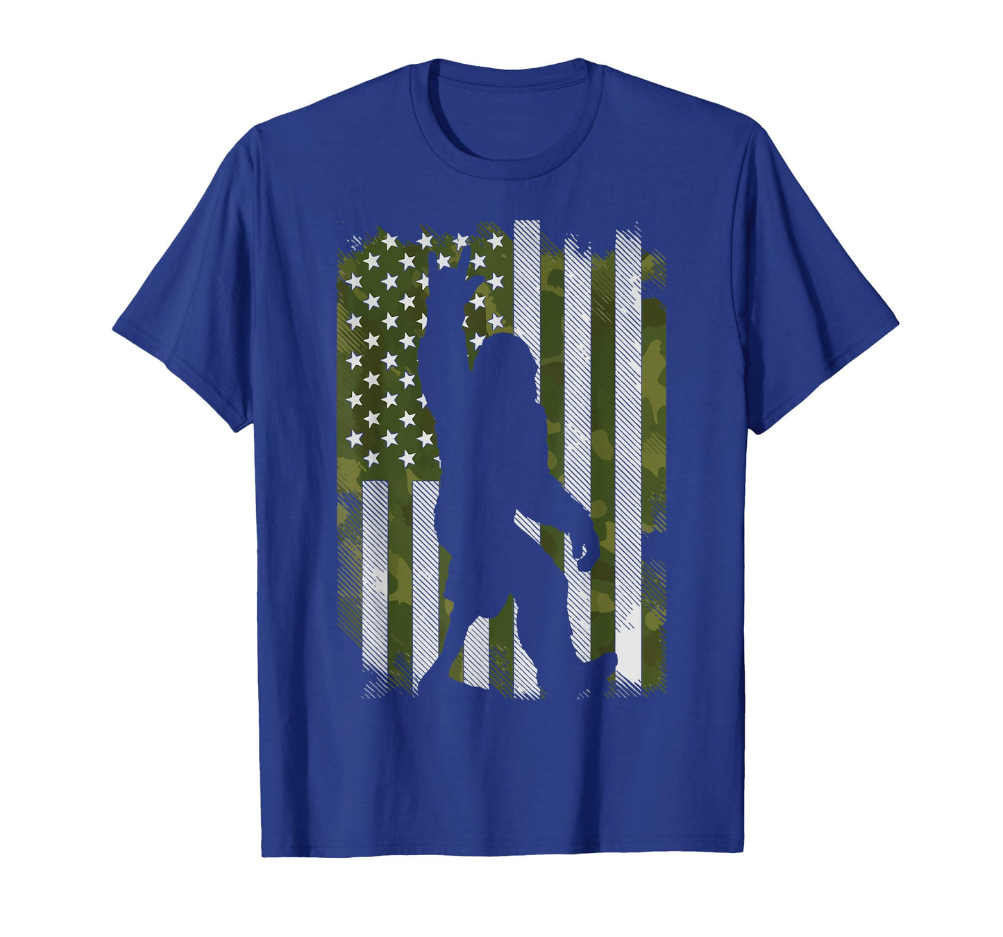 Bigfoot Amputee US Flag Limb Loss T-Shirt