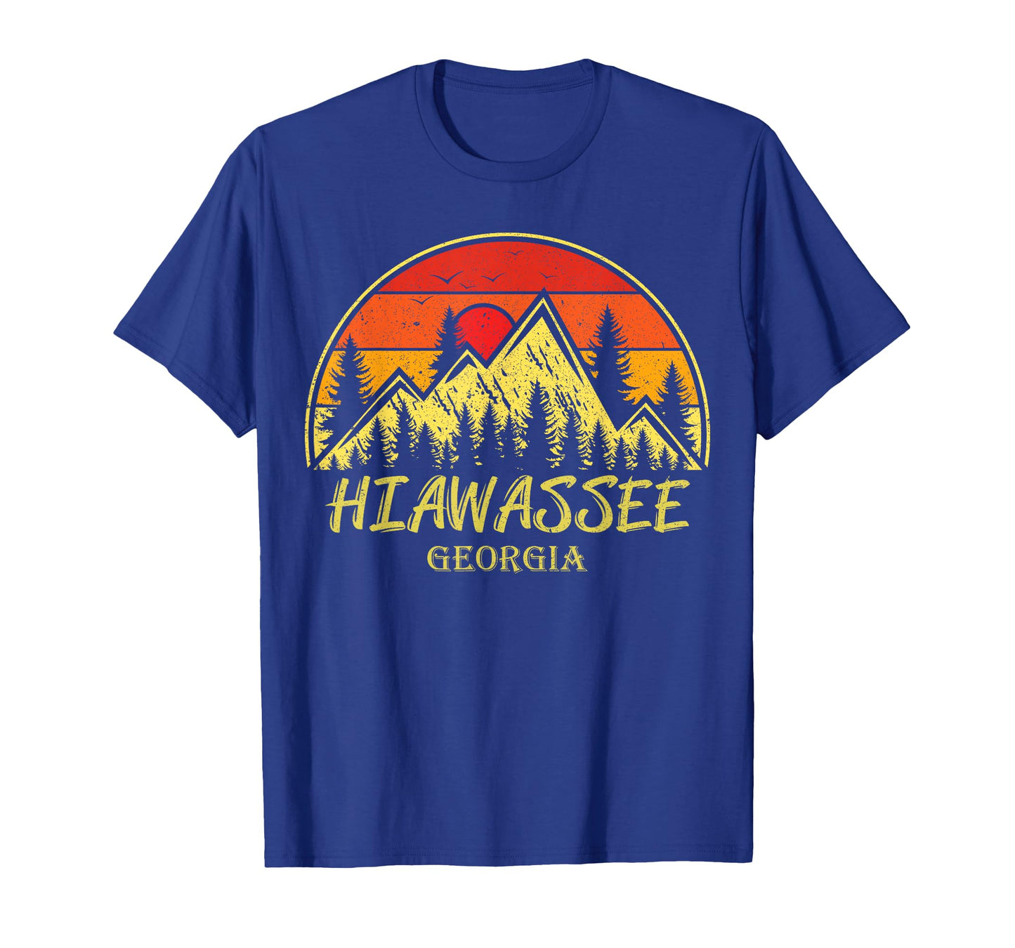 Vintage Hiawassee Georgia GA Mountains Hike Hiking Souvenir T-Shirt