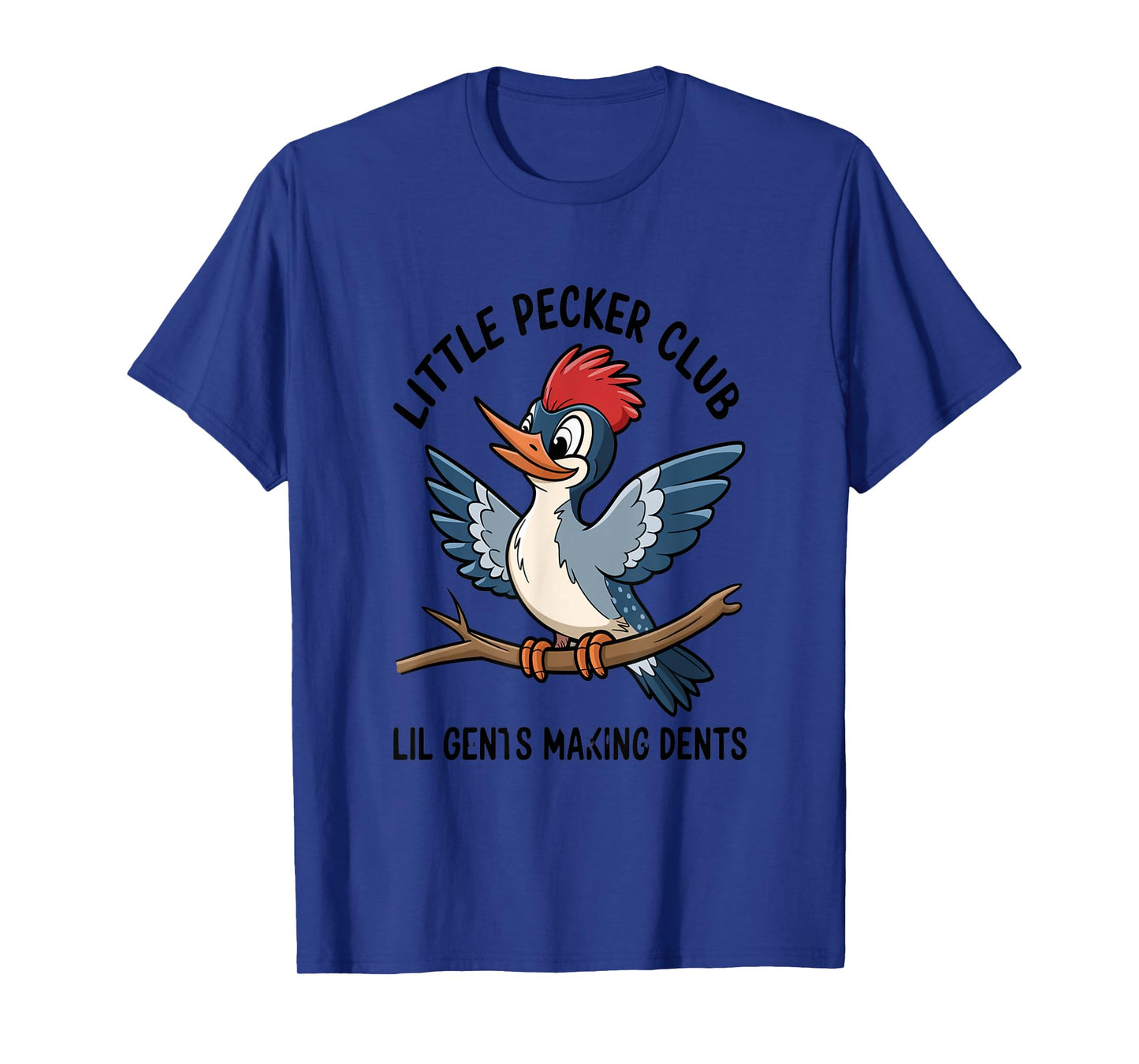 Cute Cartoon Woodpecker Club Nature Lovers T-Shirt