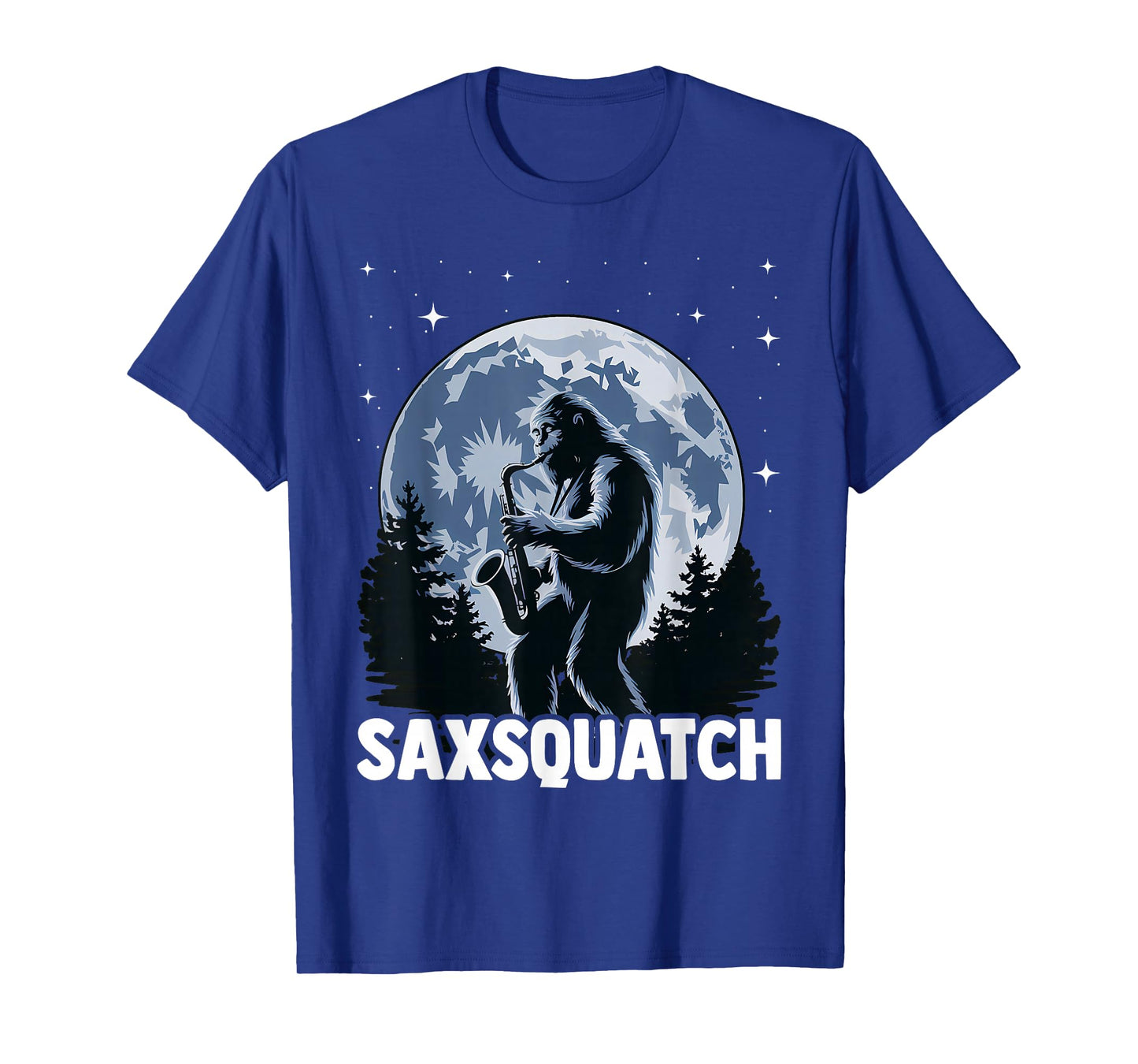 Saxaphone Instrument Players - Bigfoot Sasquatch Saxsquatch T-Shirt
