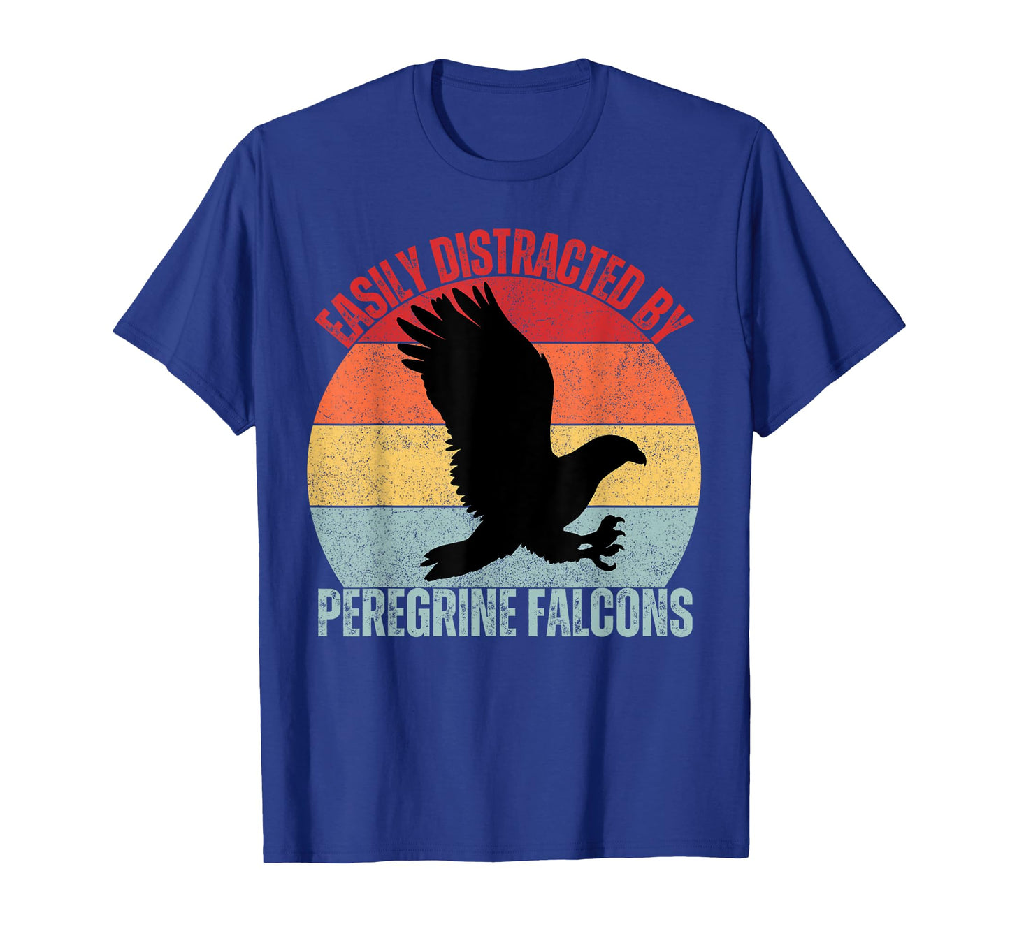 Easily Distracted By Peregrine Falcons Birds Kids Falcon T-Shirt