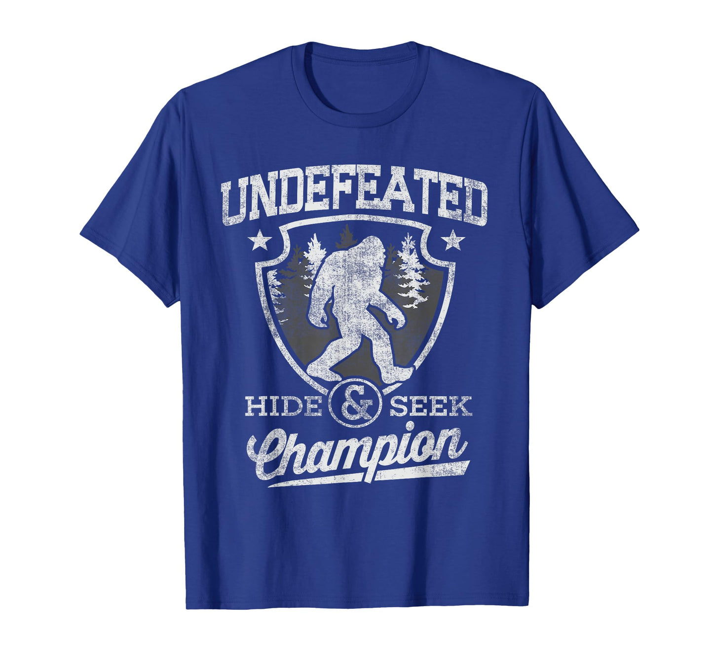 Bigfoot hide and seek champion Shirt for Sasquatch Men Kids T-Shirt