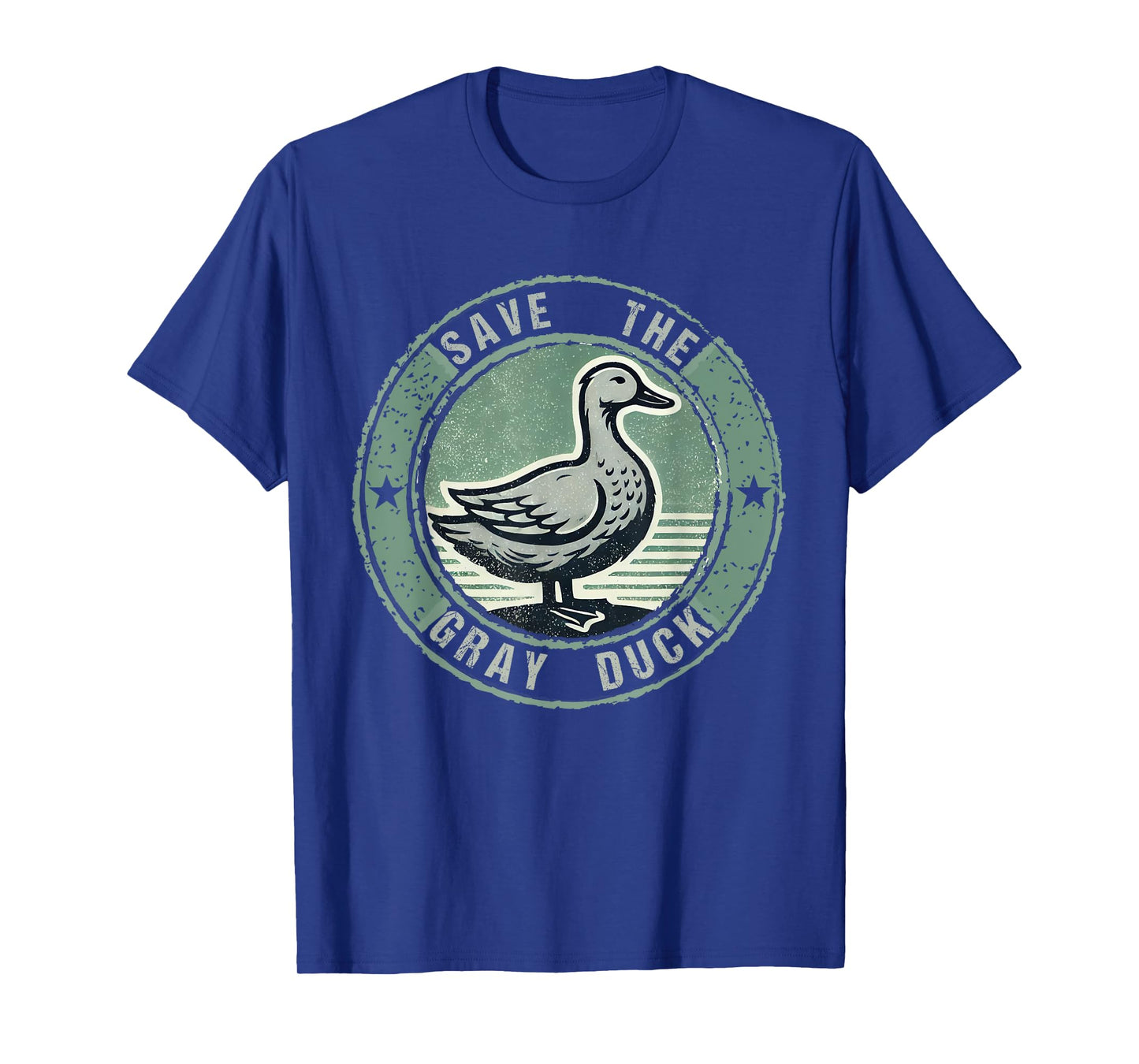Funny Save The Gray Duck tee Vintage Unisex T-Shirt Black Small