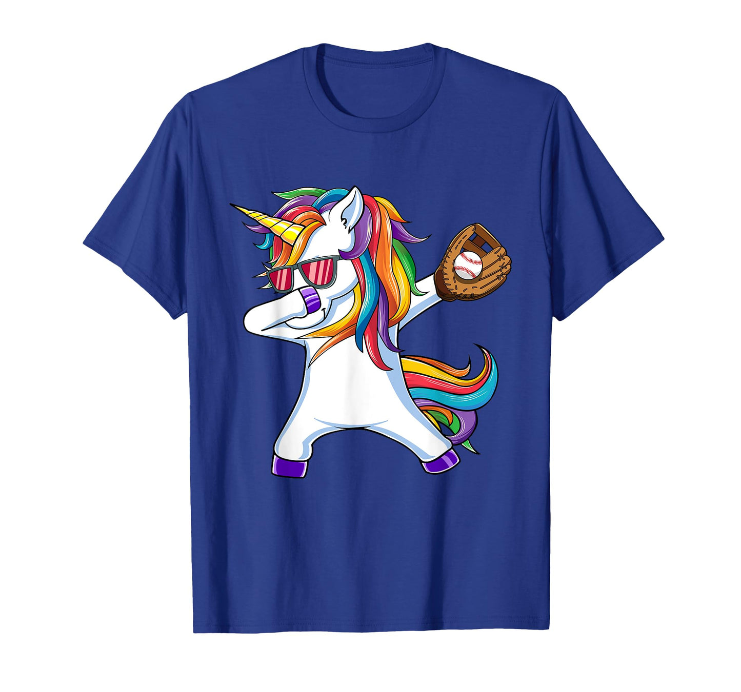 Dabbing Unicorn Baseball T Shirt Kids Funny Dab Dance Gift