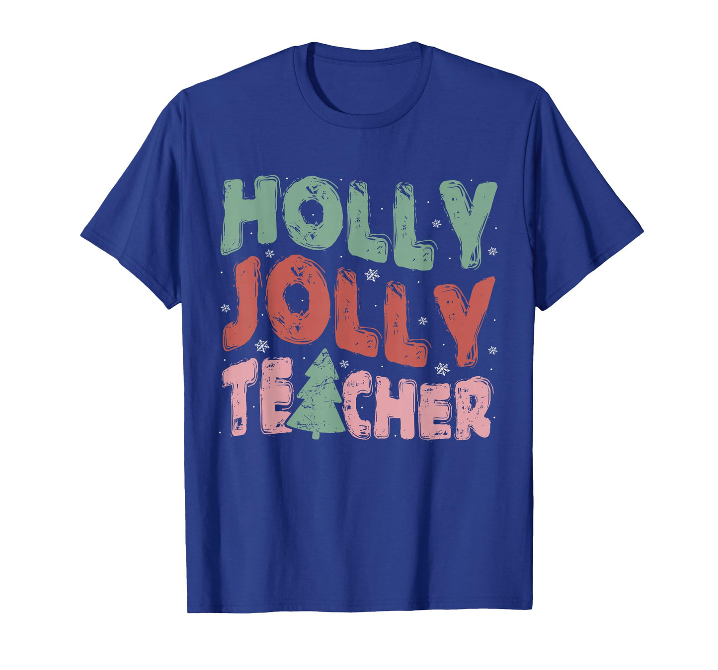 Merry Christmas 2024 Teacher Holiday Women Outfits Jolly Holly Teacher Christmas Tree Xmas Holiday Teaching T-Shirt - Black, Small, Short Sleeve, Unisex, Women, Holiday Teacher T-Shirts, T-Shirt