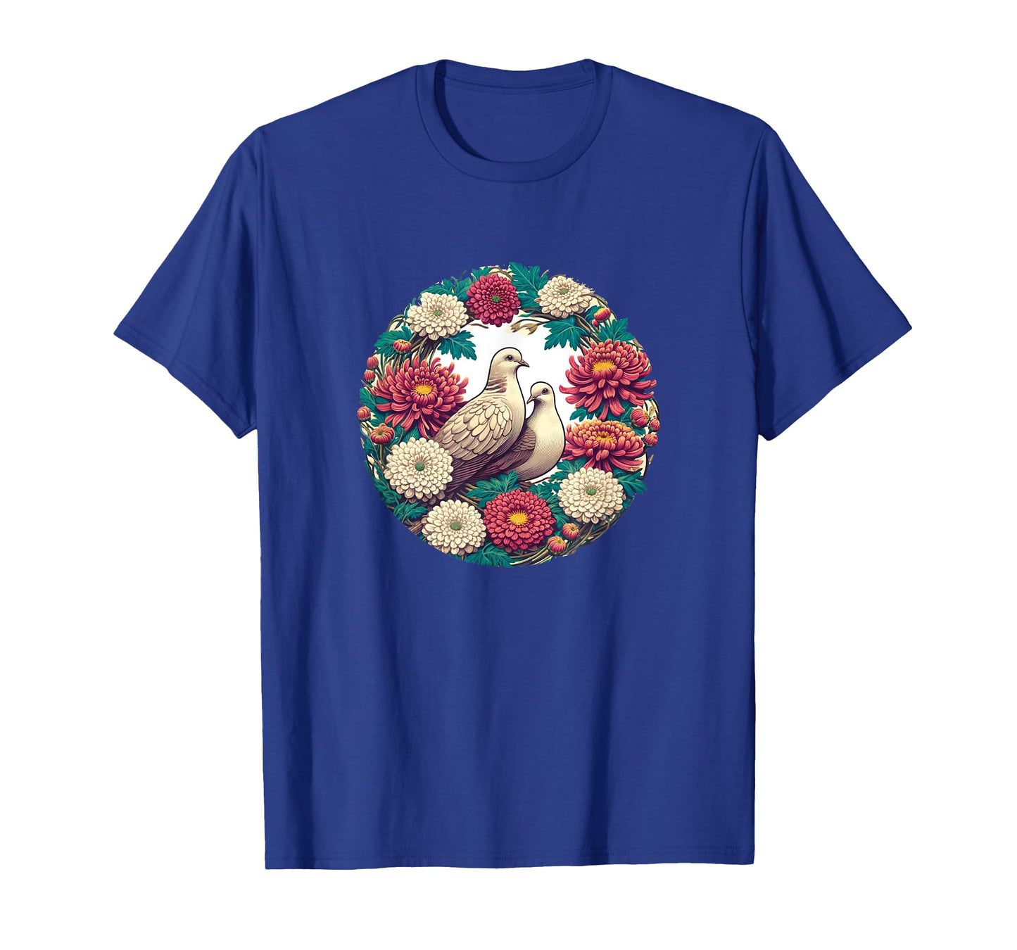 Mourning Doves Art Beautiful Bird Love T-Shirt