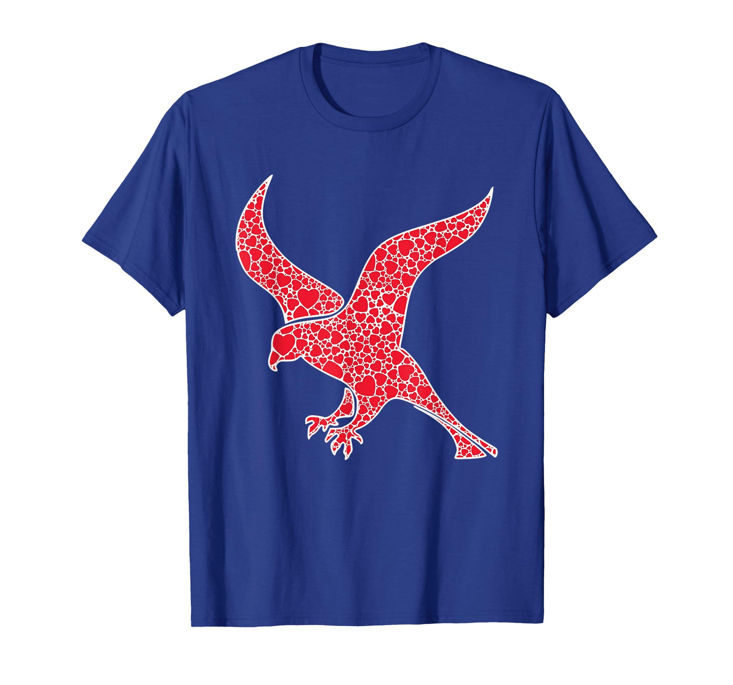 Falcon Hearts Valentine's Day Hawk Bird Lover Girl Gift T-Shirt