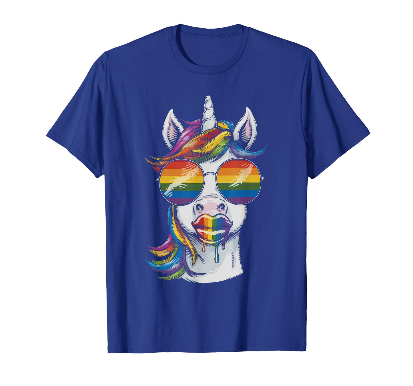 LGBT Gift Gay Pride Month Parade Rainbow Transgender Unicorn T-Shirt