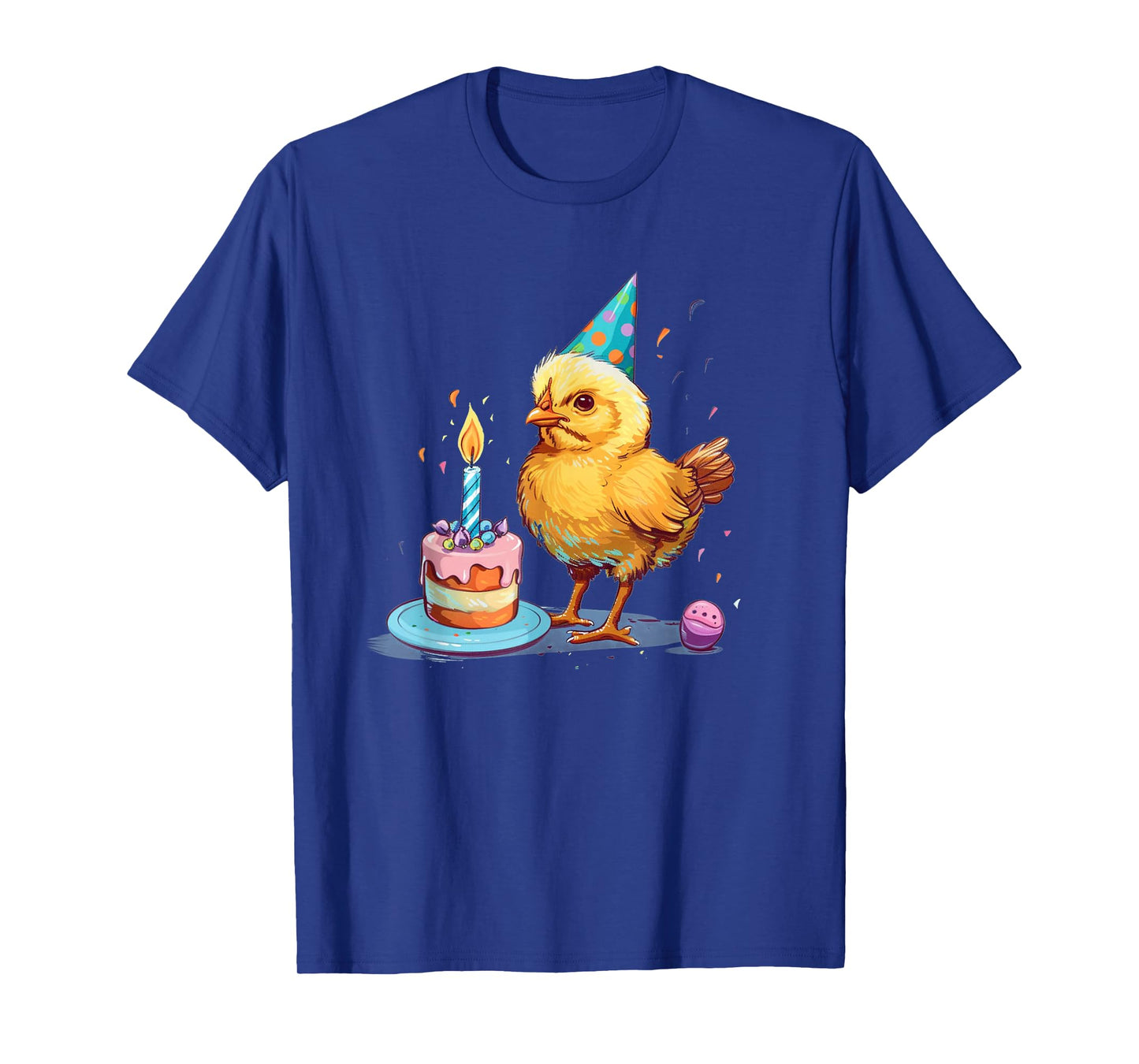 Birthday Kid Chick Costume for Cake, Party Hat and Poultry T-Shirt