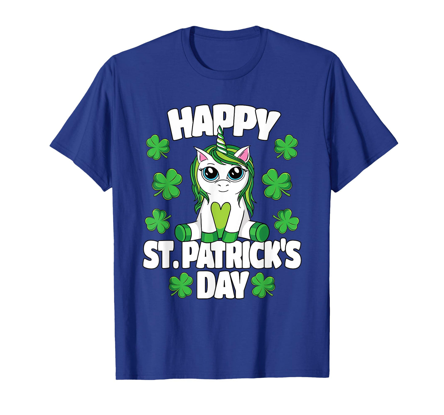 Happy St. Patrick's Day Lepricorn Irish Unicorn Girls T-Shirt