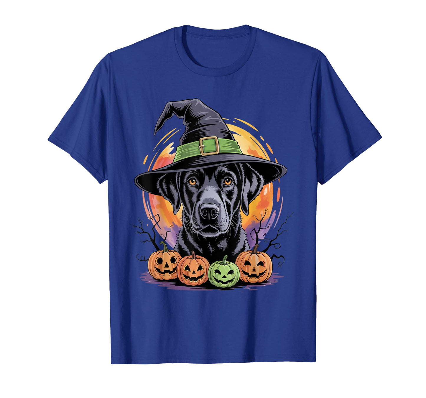 Black Labrador Retriever Halloween For Men Women Kids T-Shirt