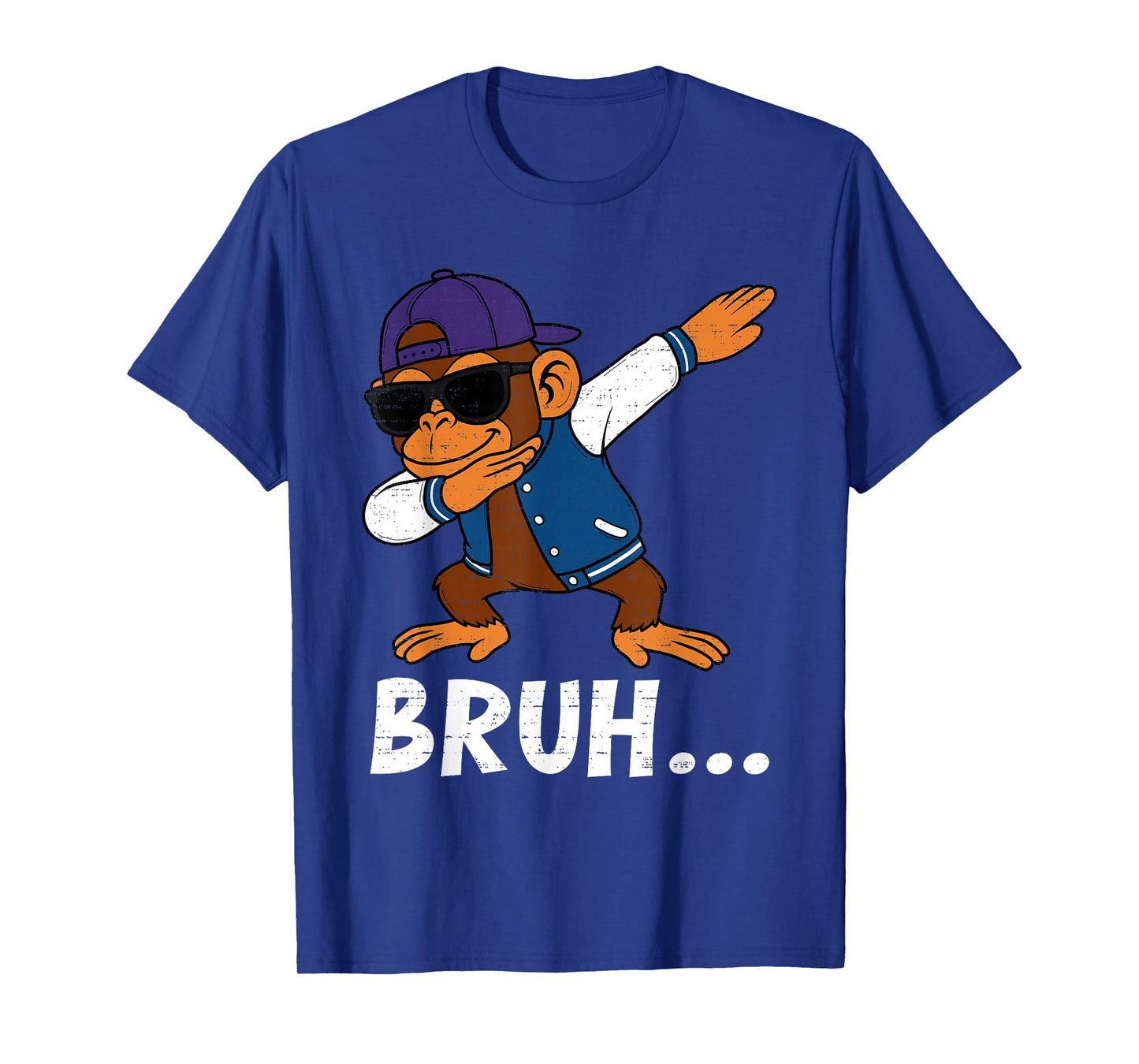 Funny Dabbing Monkey Bruh Bro Dab Meme Humor Men Teens Boys T-Shirt