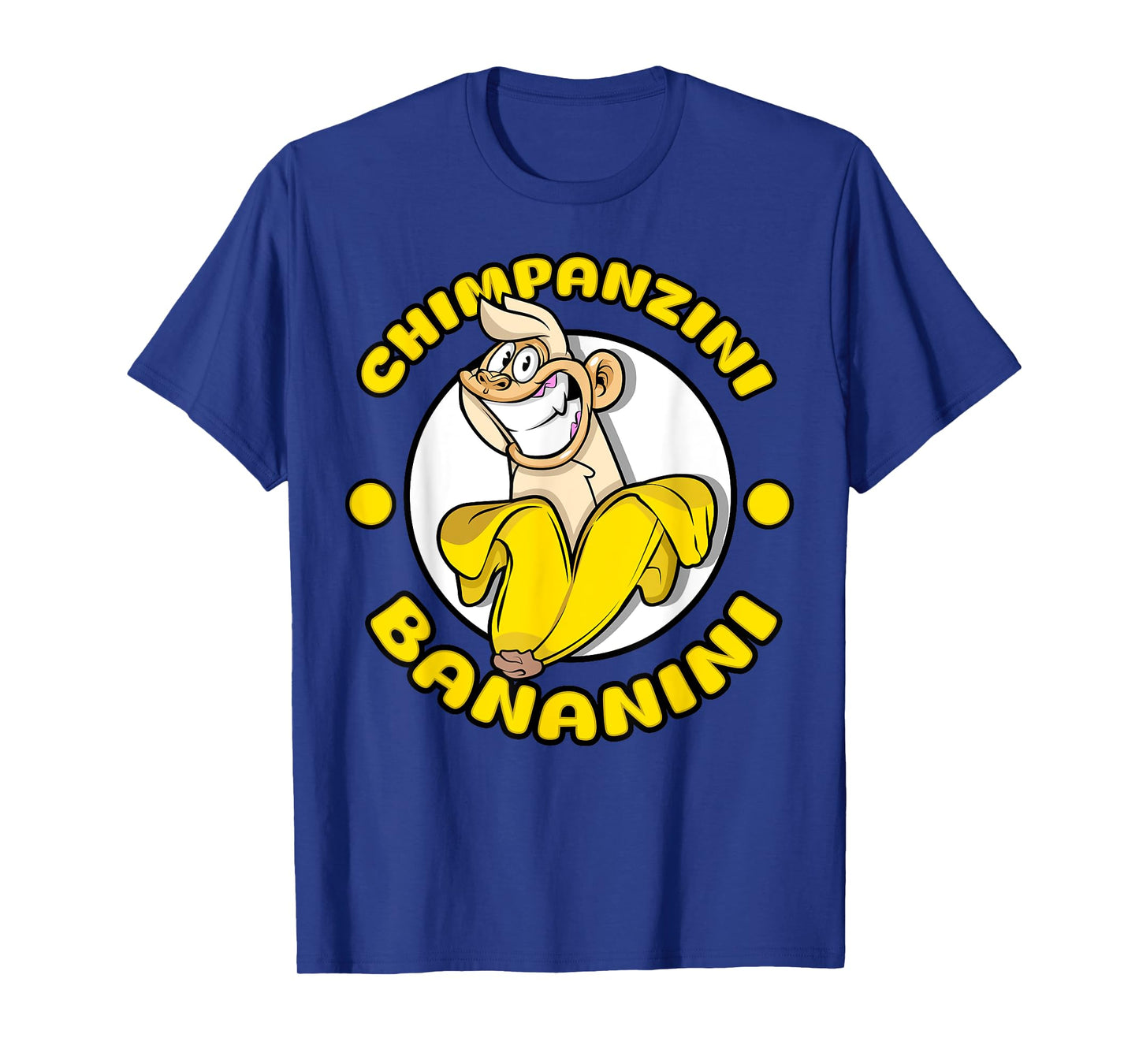 Funny Monkey Chimpanzini Bananini Italian Brainrot Meme T-Shirt
