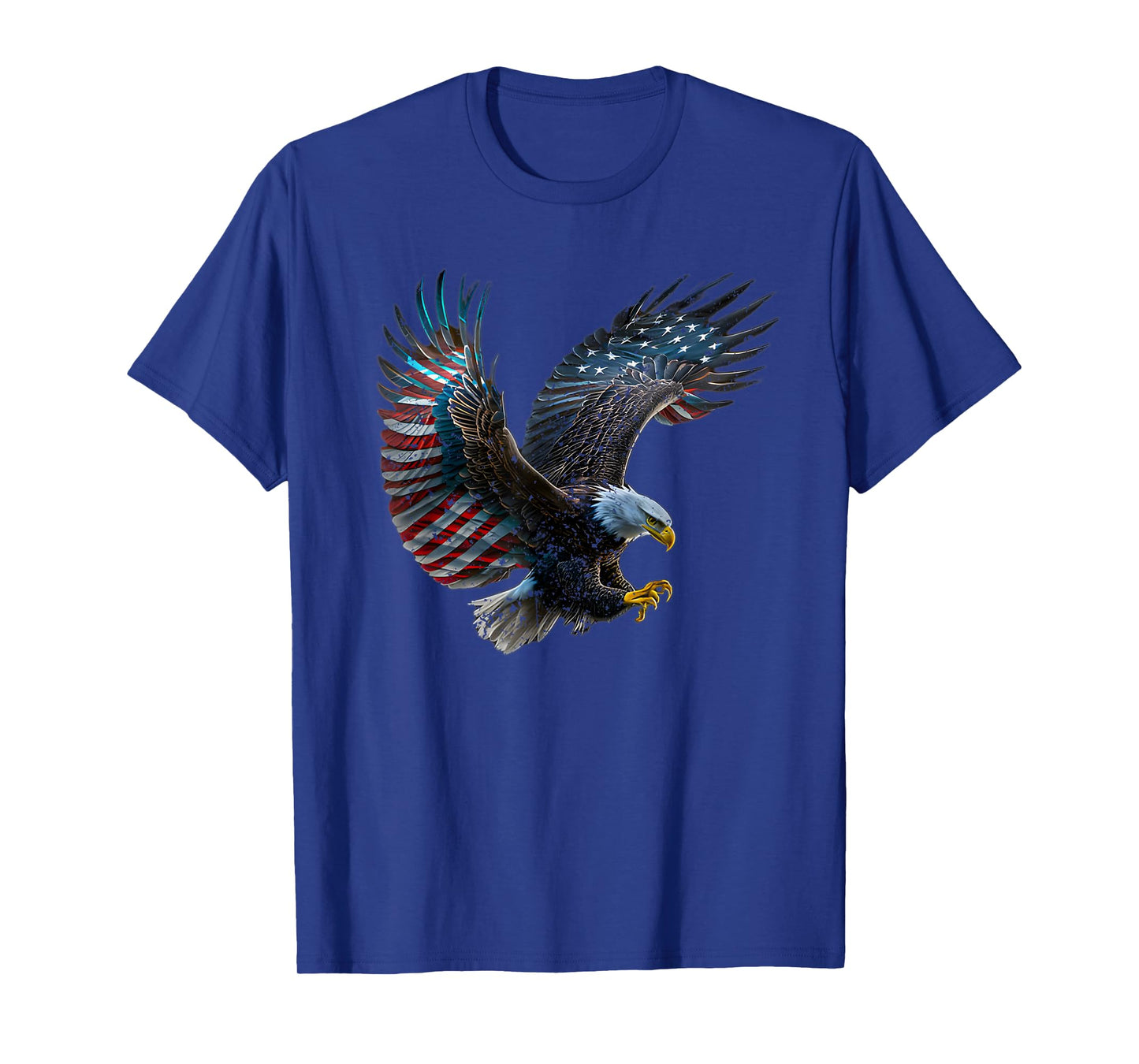 Patriotic Eagle 4th Of July USA American Flag T-Shirt for Women Girls Kids Men