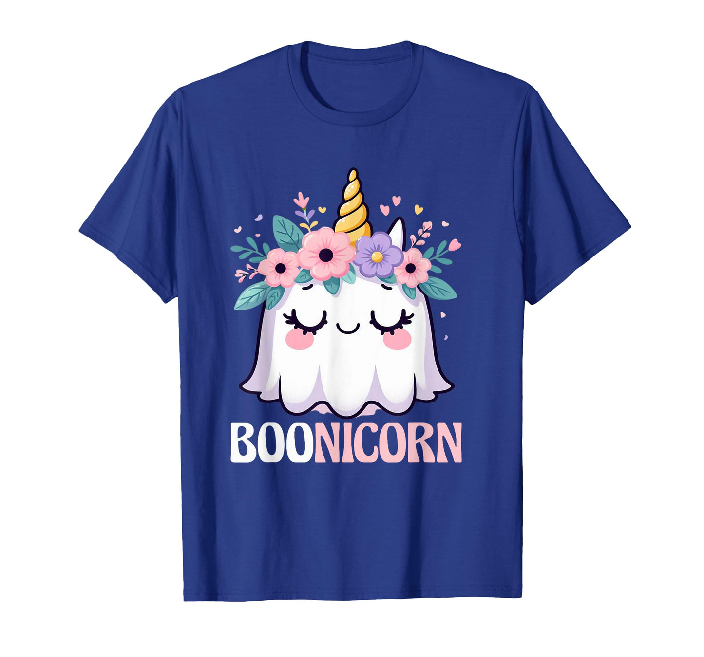 Boonicorn Unicorn Ghost, Unicorn Halloween for Girls T-Shirt