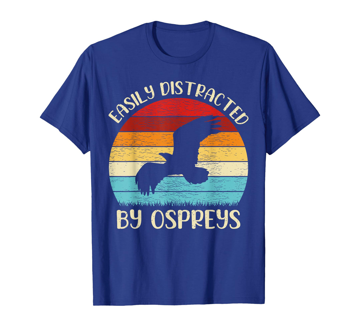 Vintage Osprey Bird Lover Easily Distracted By Ospreys T-Shirt
