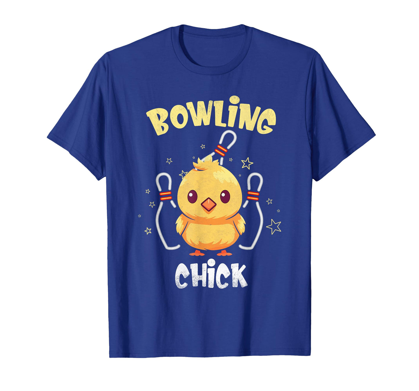 Bowling Chick Funny Chicken Athlete Bowler Men Women Kids T-Shirt