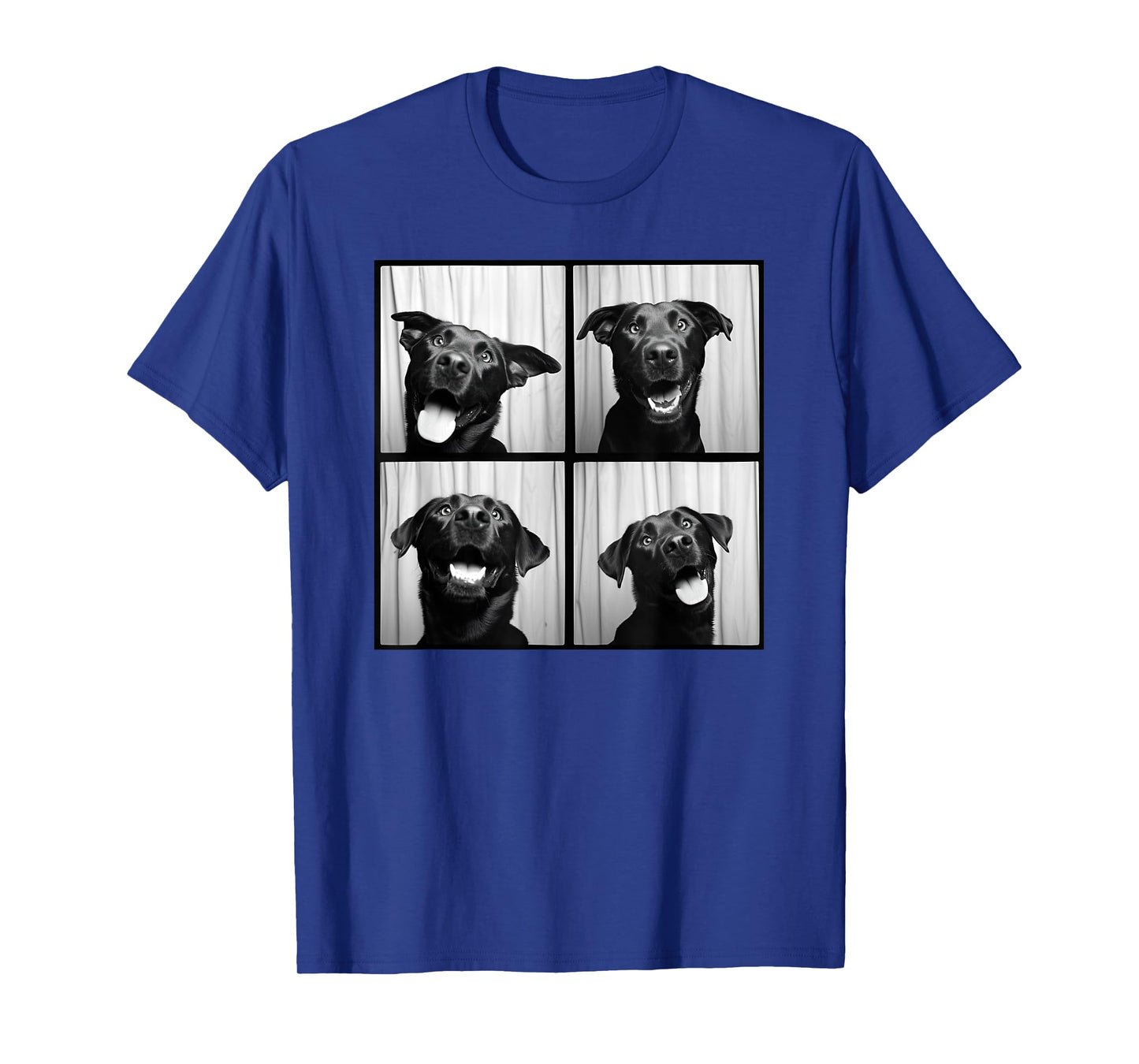 Black Labrador Pet Portrait Photobooth Labrador Dog Lover T-Shirt