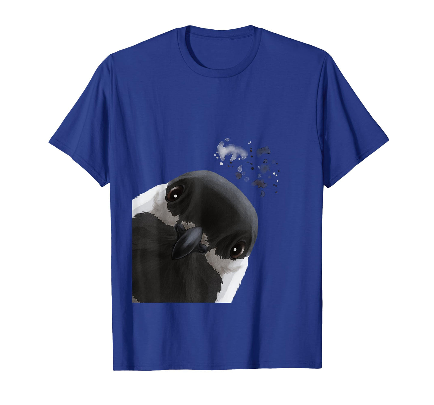 Funny Curious Chickadee Bird T-Shirt
