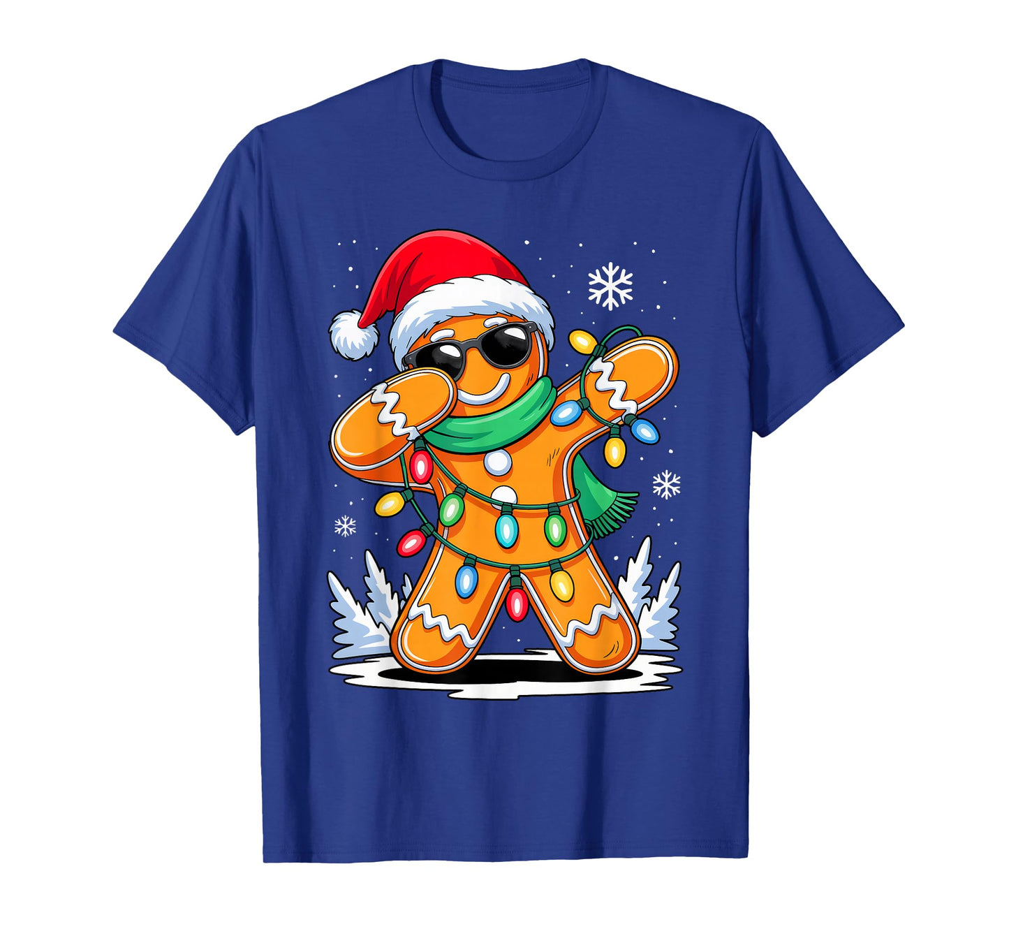 Dabbing Gingerbread Christmas Boys Girls Kids Funny Xmas Dab T-Shirt