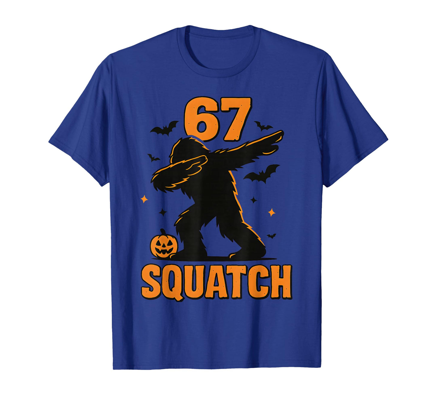 67 Halloween Bigfoot Six Seven Sasquatch Brainrot Meme Boys T-Shirt