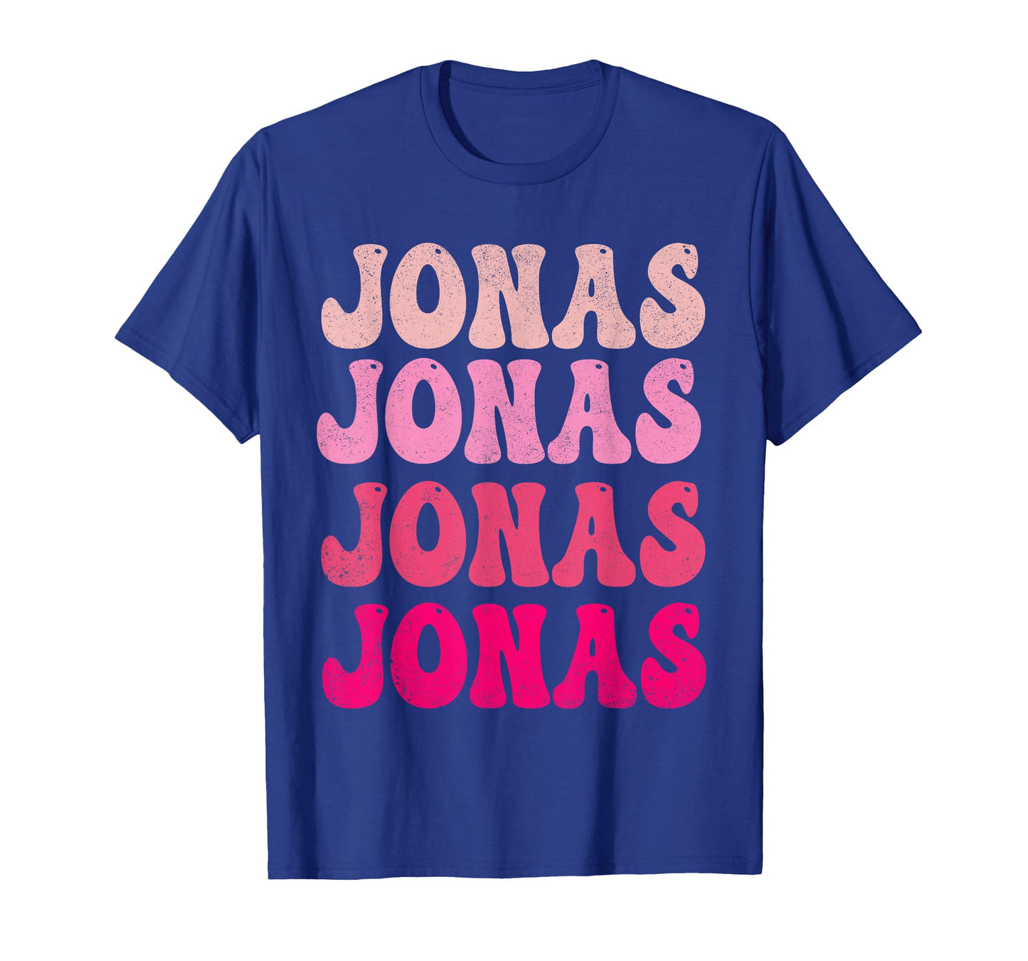 Groovy Jonas First Name Personalized I Love Jonas Tees Meme T-Shirt