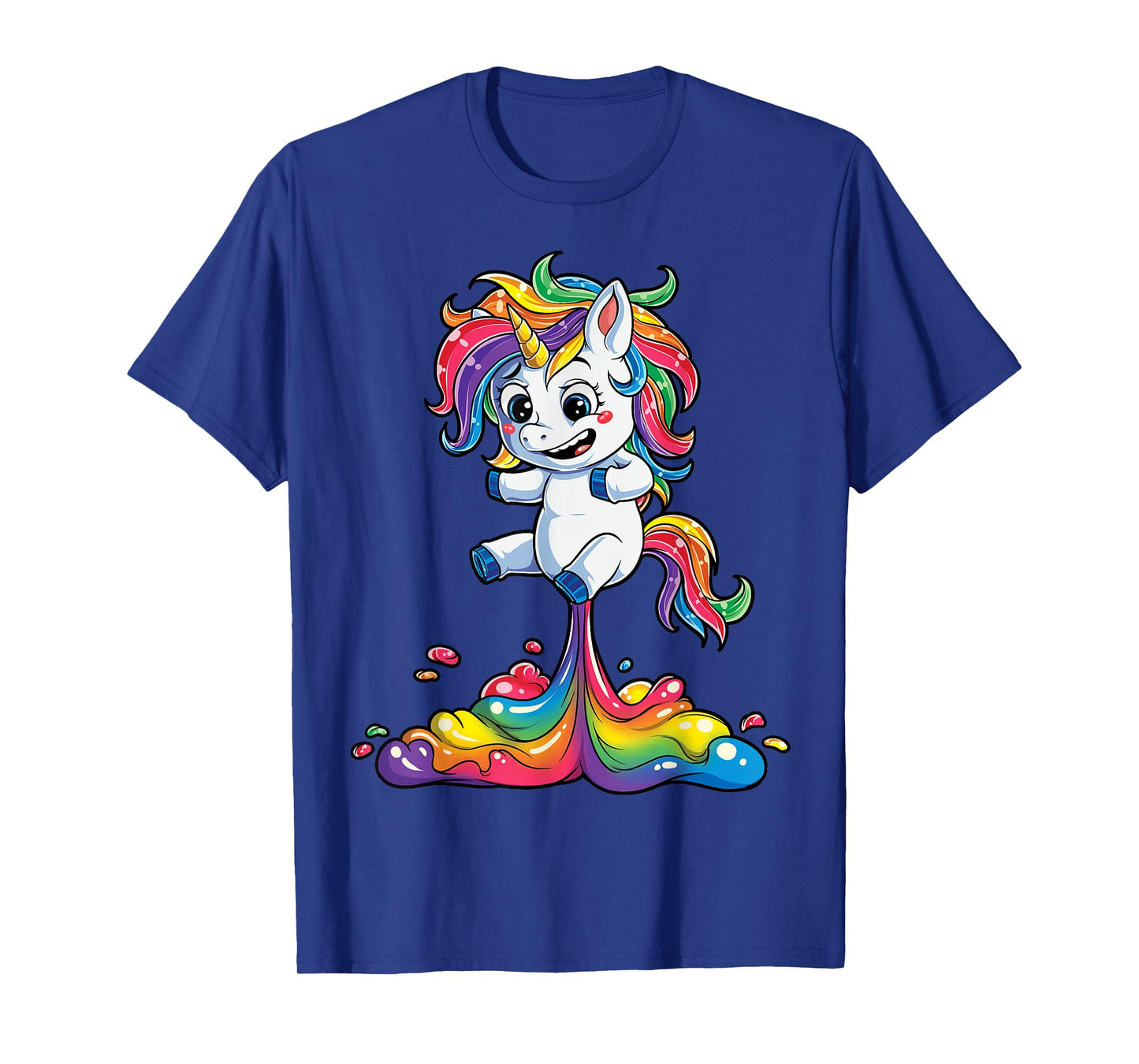 Unicorn Fart Funny Girls Kids Women Rainbow Gifts Squad T-Shirt