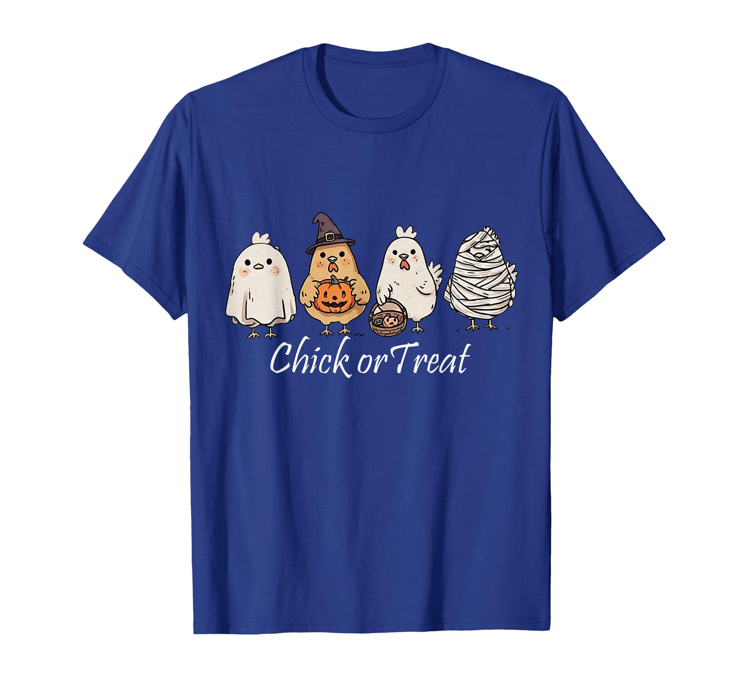 Chicken Chick Or Treat Funny Halloween Costume Chicken Lover T-Shirt