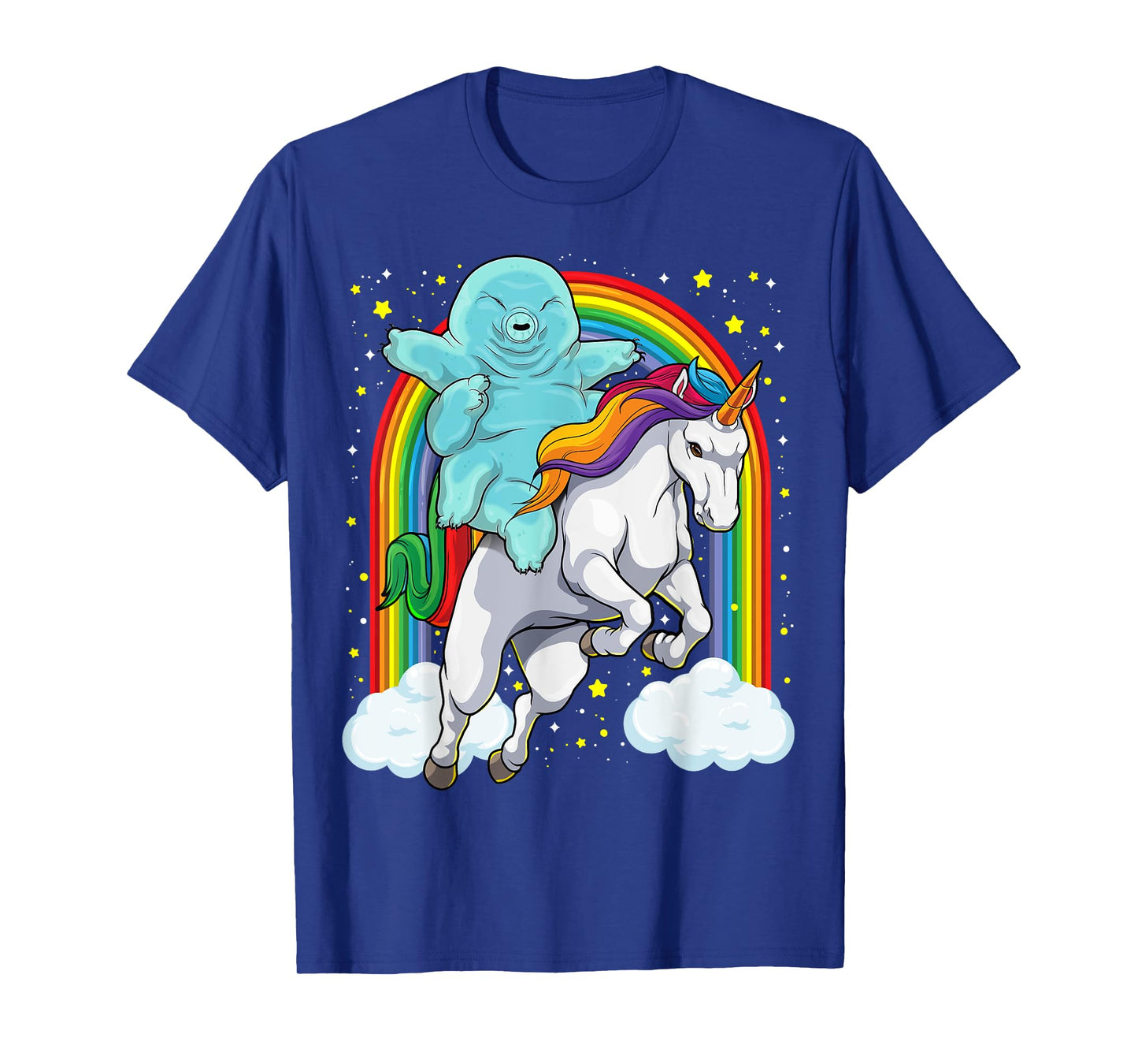 Tardigrade Riding Unicorn Funny Magical Tardigrade Unicorn T-Shirt