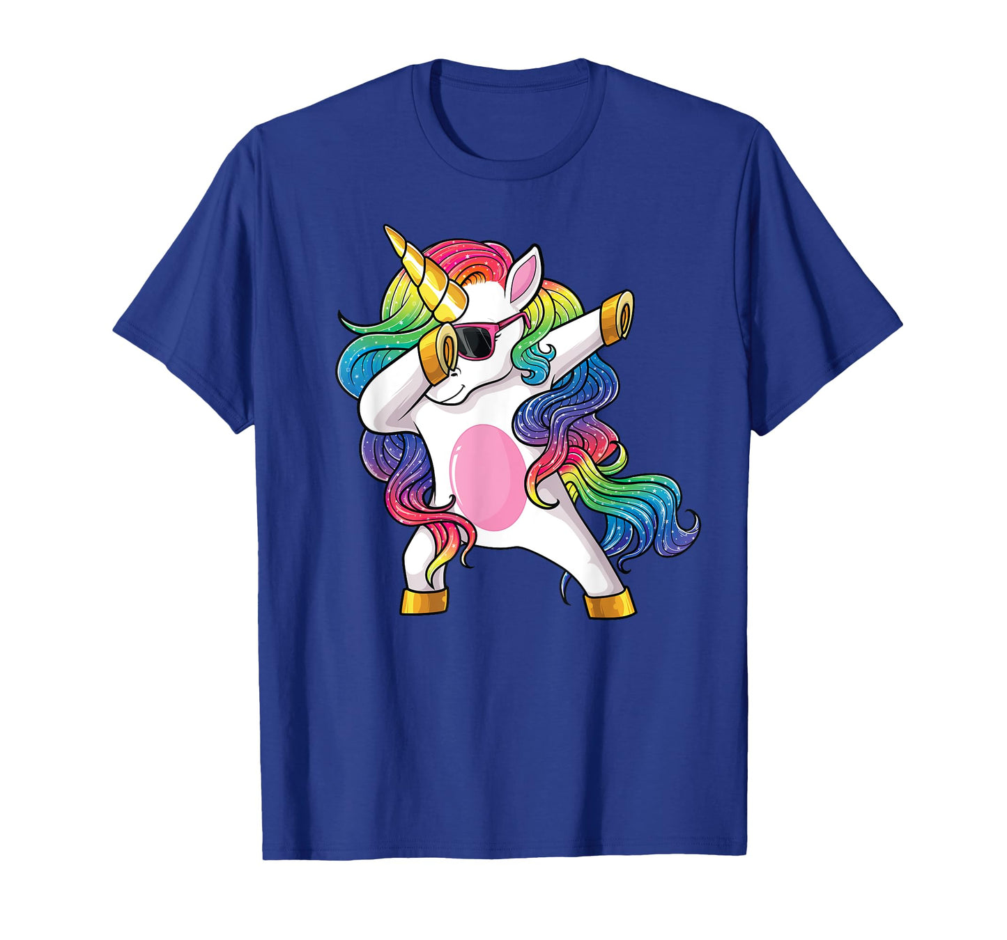 Dabbing Unicorn Shirt Kids Girls Boys Toddlers Dab Unicorn T-Shirt
