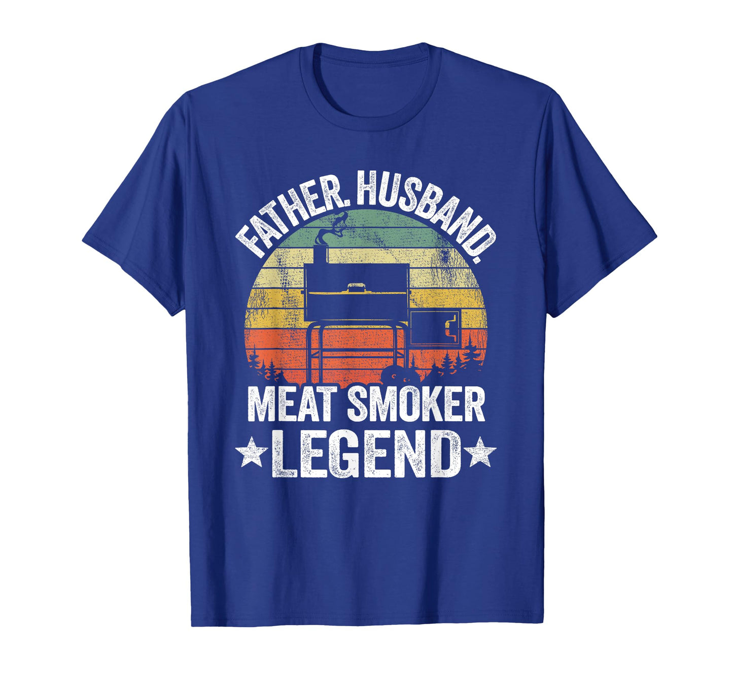 Father Husband Meat Smoker Legend Grilling Dad Meat Smoking T-Shirt