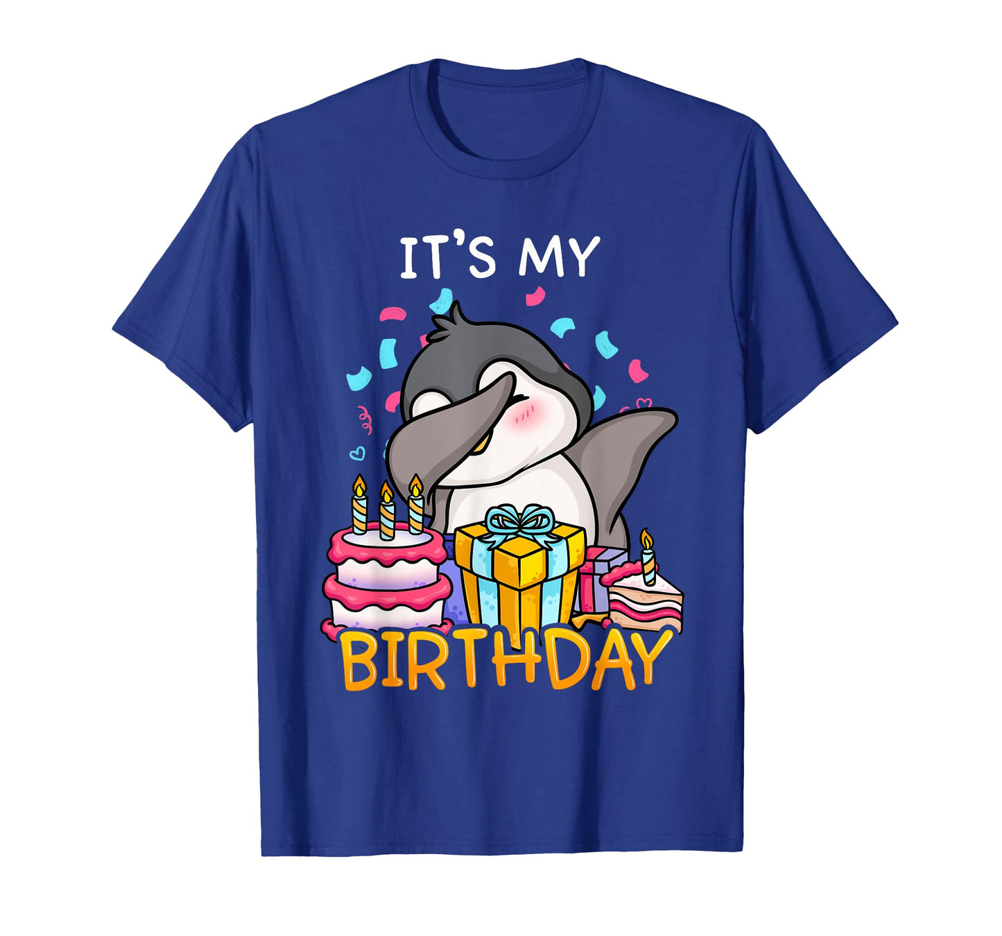 Its My Birthday Funny Dabbing Cute Penguin Dance Seabird T-Shirt