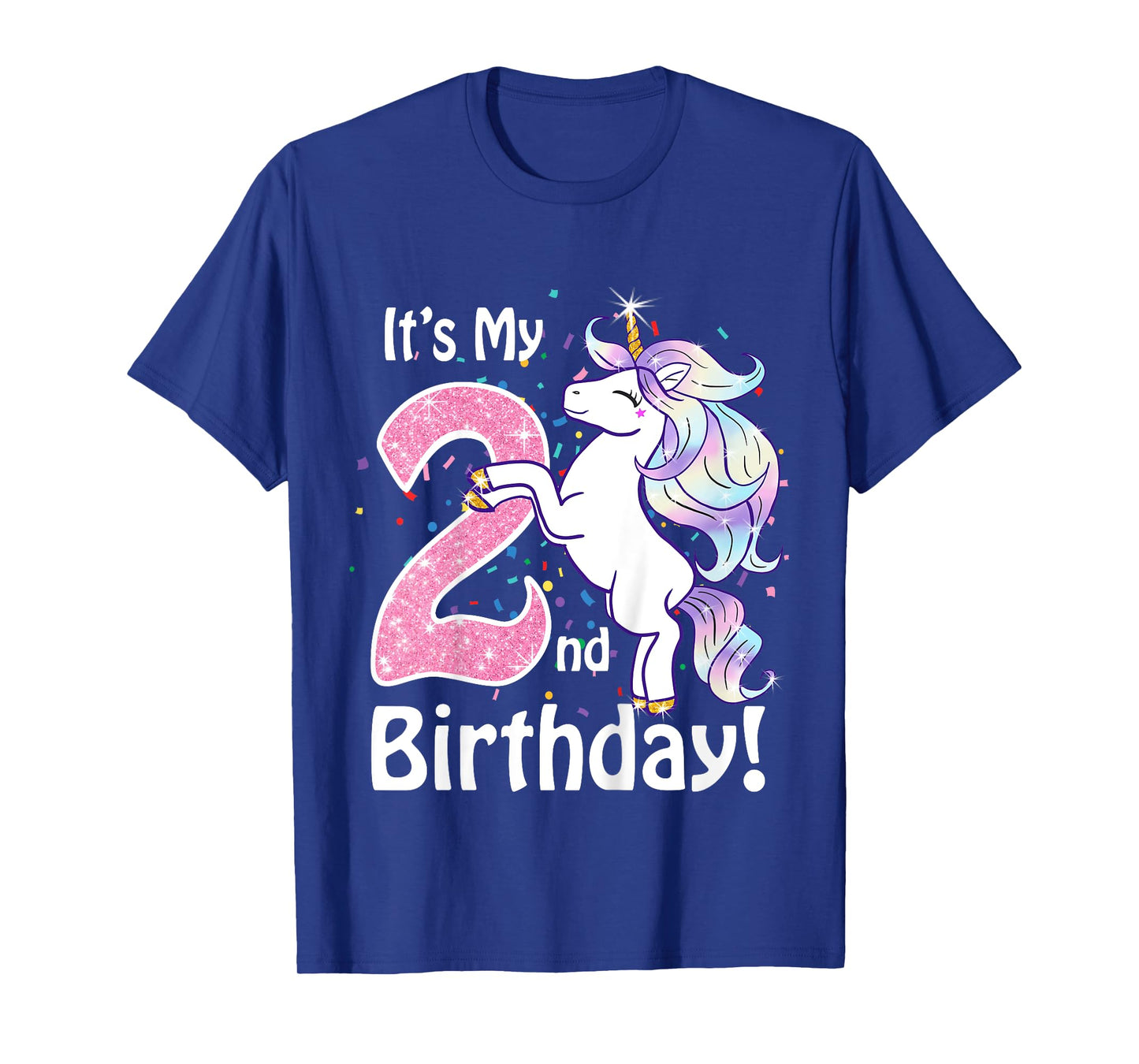 Its My 2nd Birthday Unicorn Outfits for toddler girls gift T-Shirt