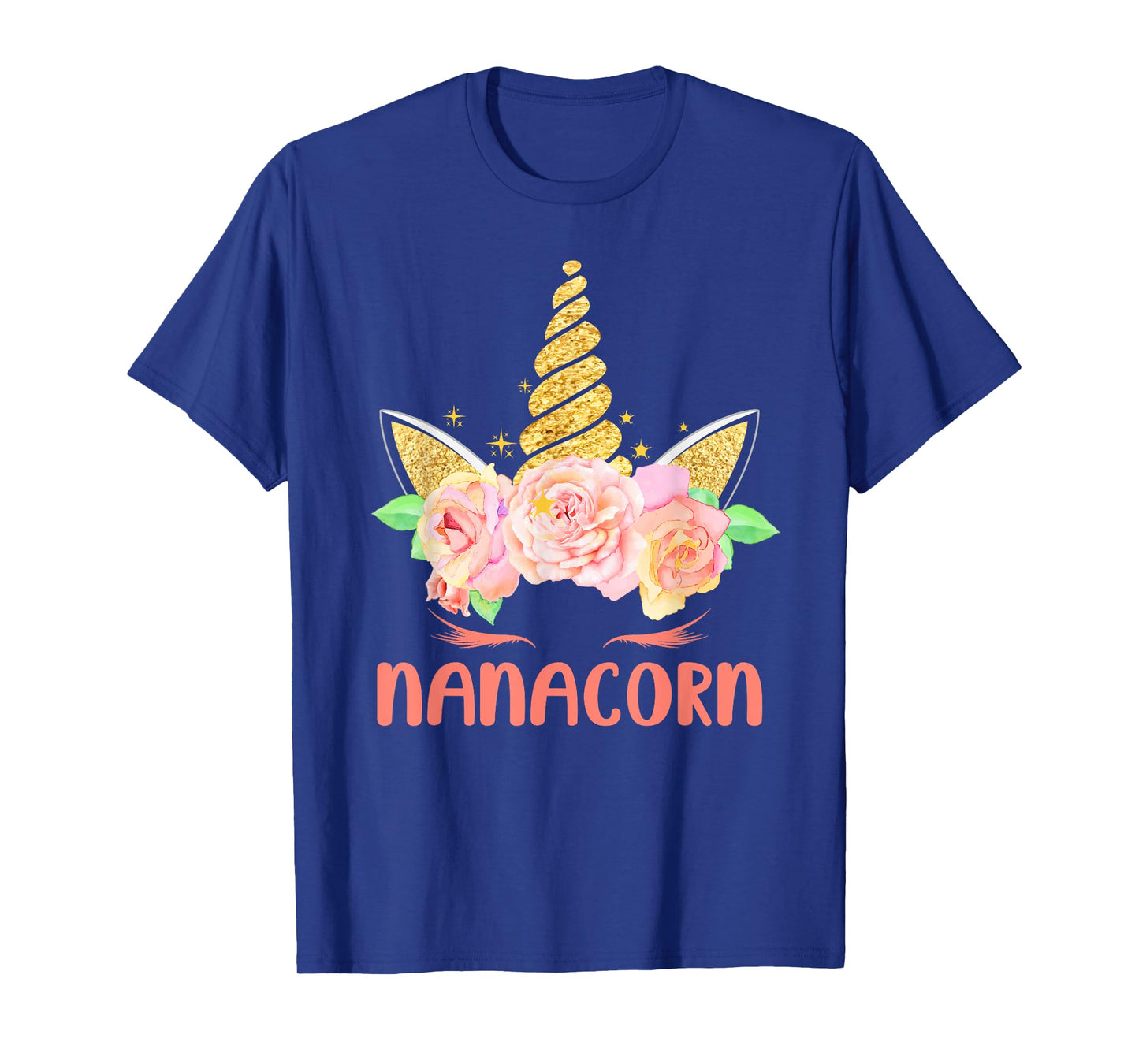 Funny Nanacorn Unicorn Mama Lover Family Matching Costume T-Shirt