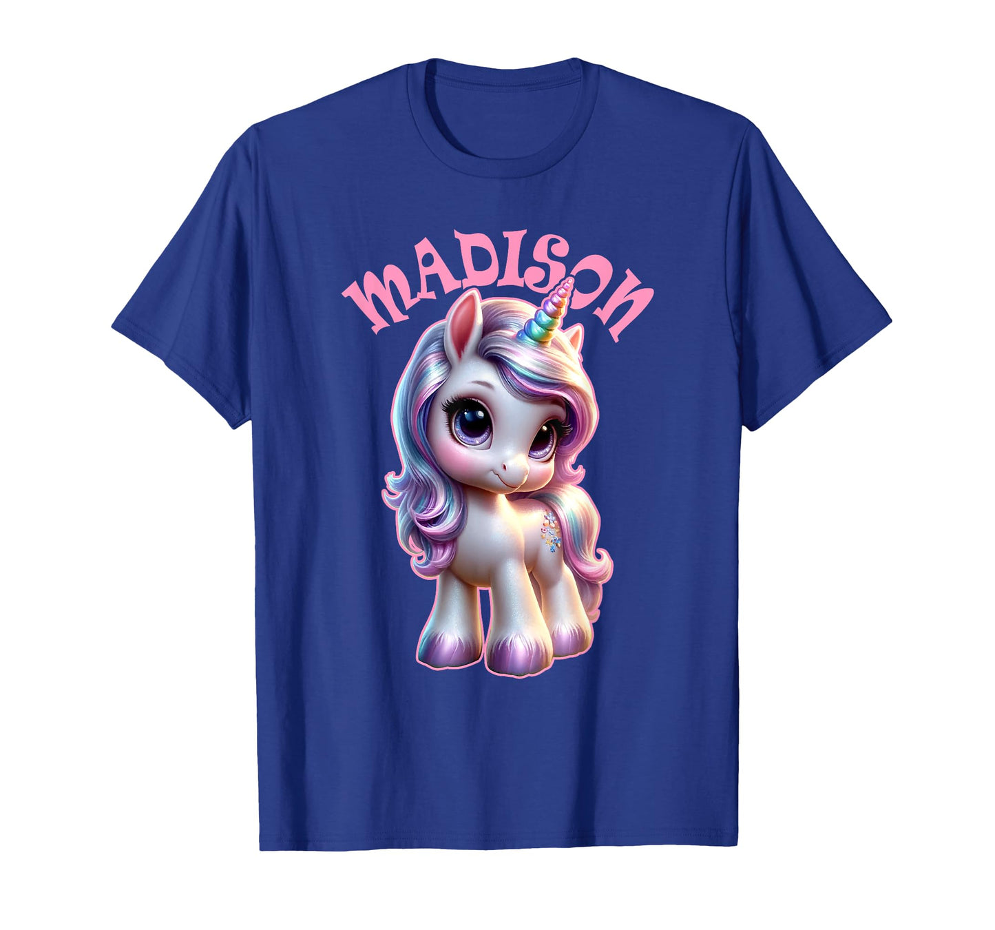 Madison Cute Unicorn Design for Girls Name Madison T-Shirt