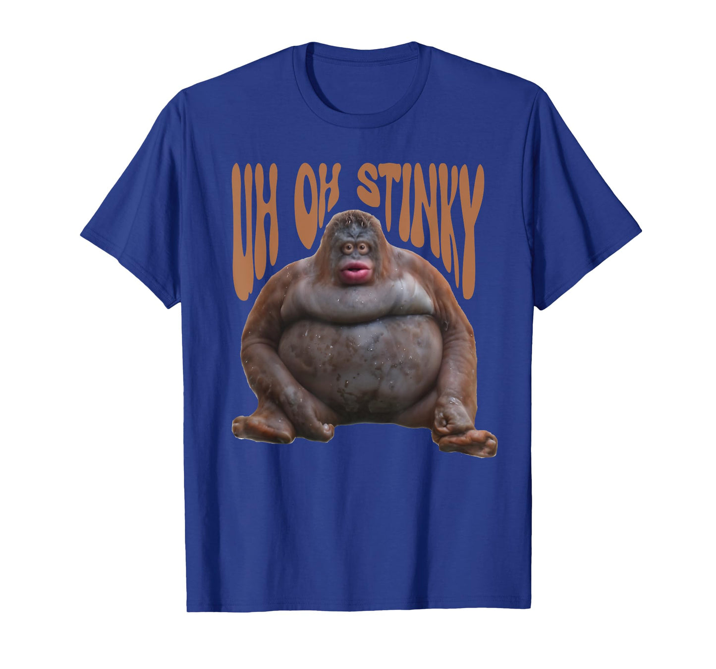 Orangutan Uh Oh Stinky Poop Dank Memes Le Monke Monkey T-Shirt