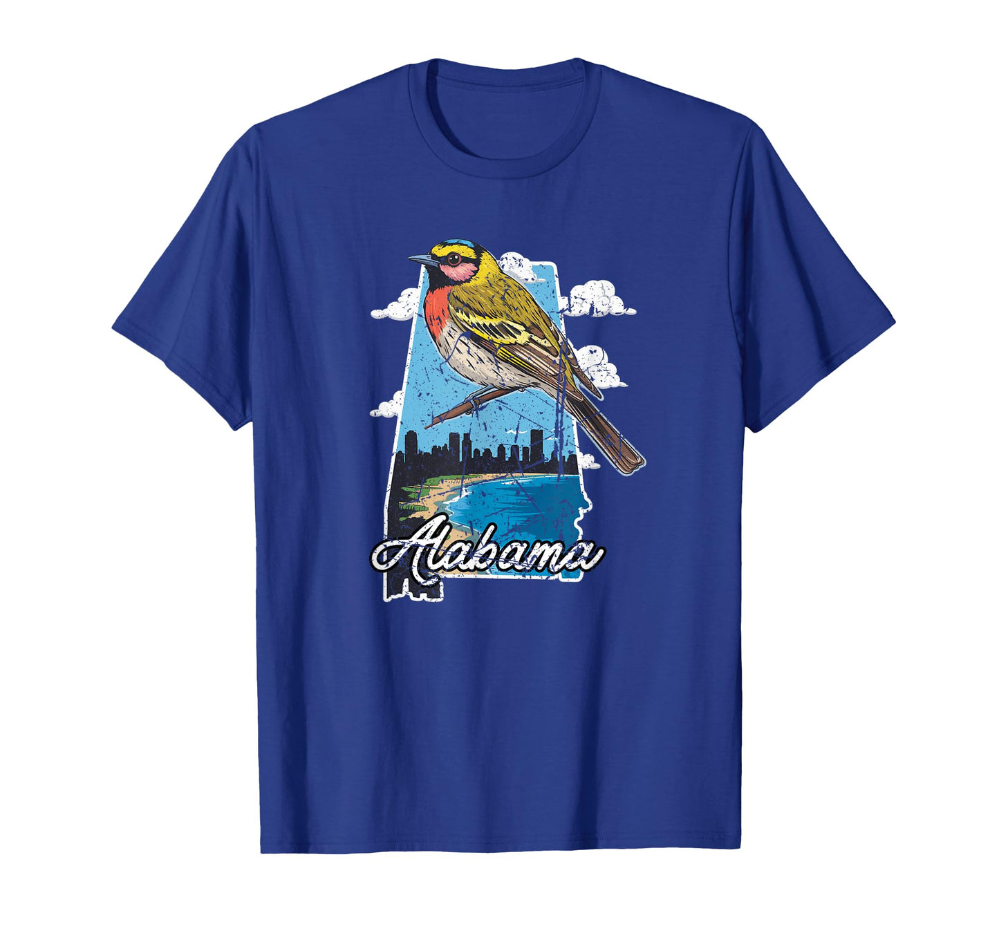 Retro Vintage Sweet Home Alabama Yellowhammer Souvenir T-Shirt